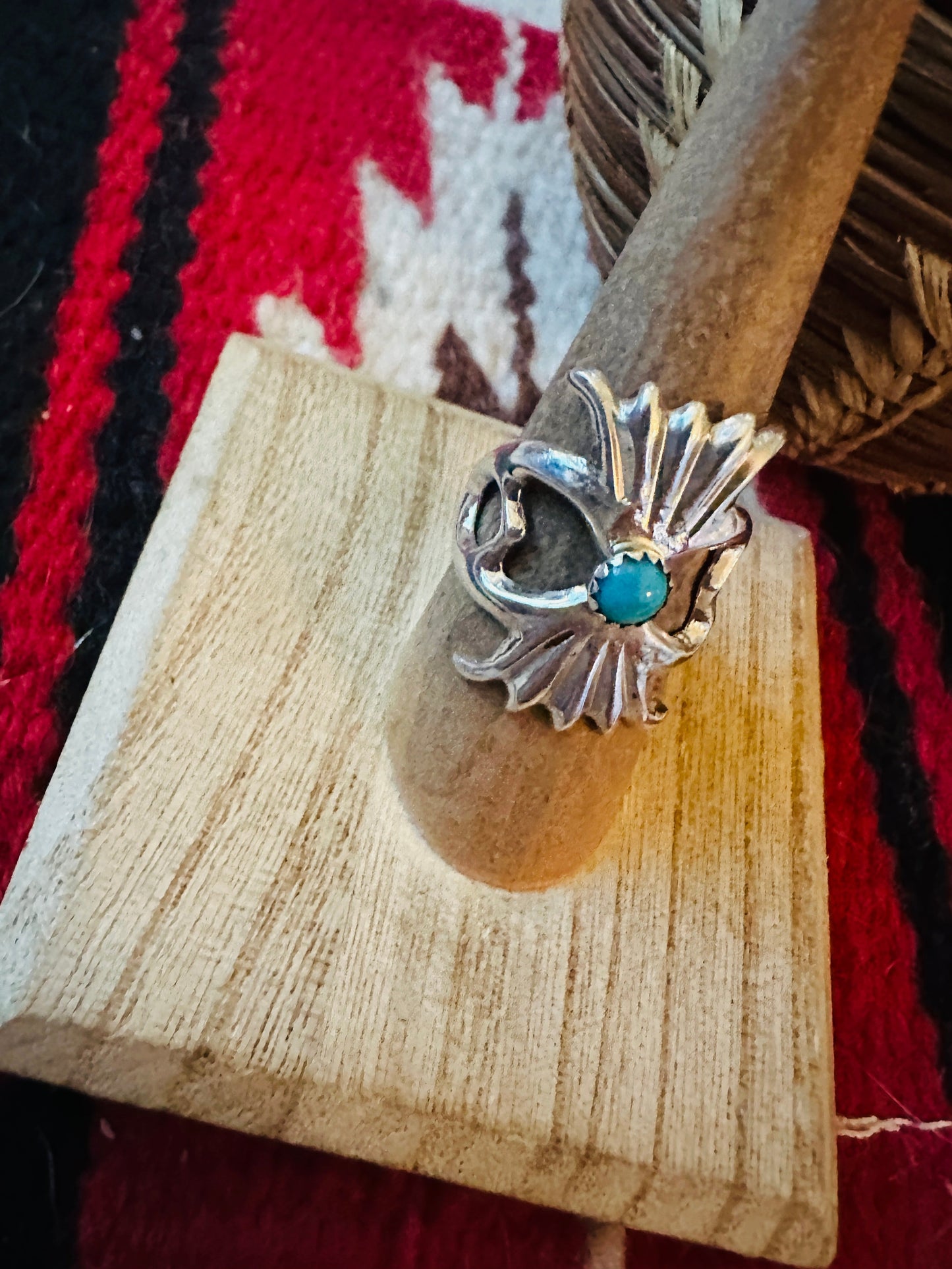 Handcrafted Turquoise & Sterling Silver Ring