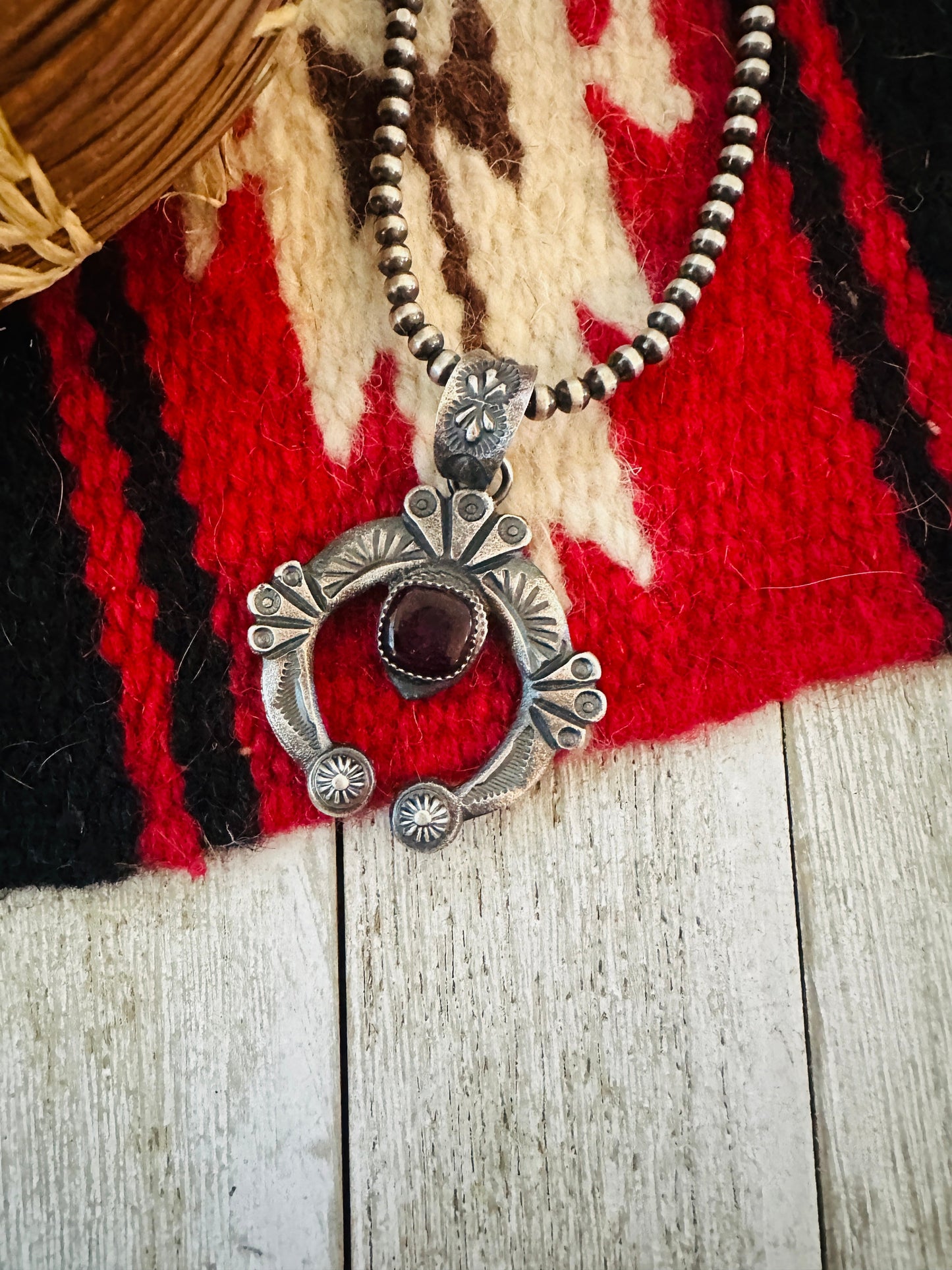 Handcrafted Sterling Silver & Purple Spiny Naja Pendant by Kevin Billah