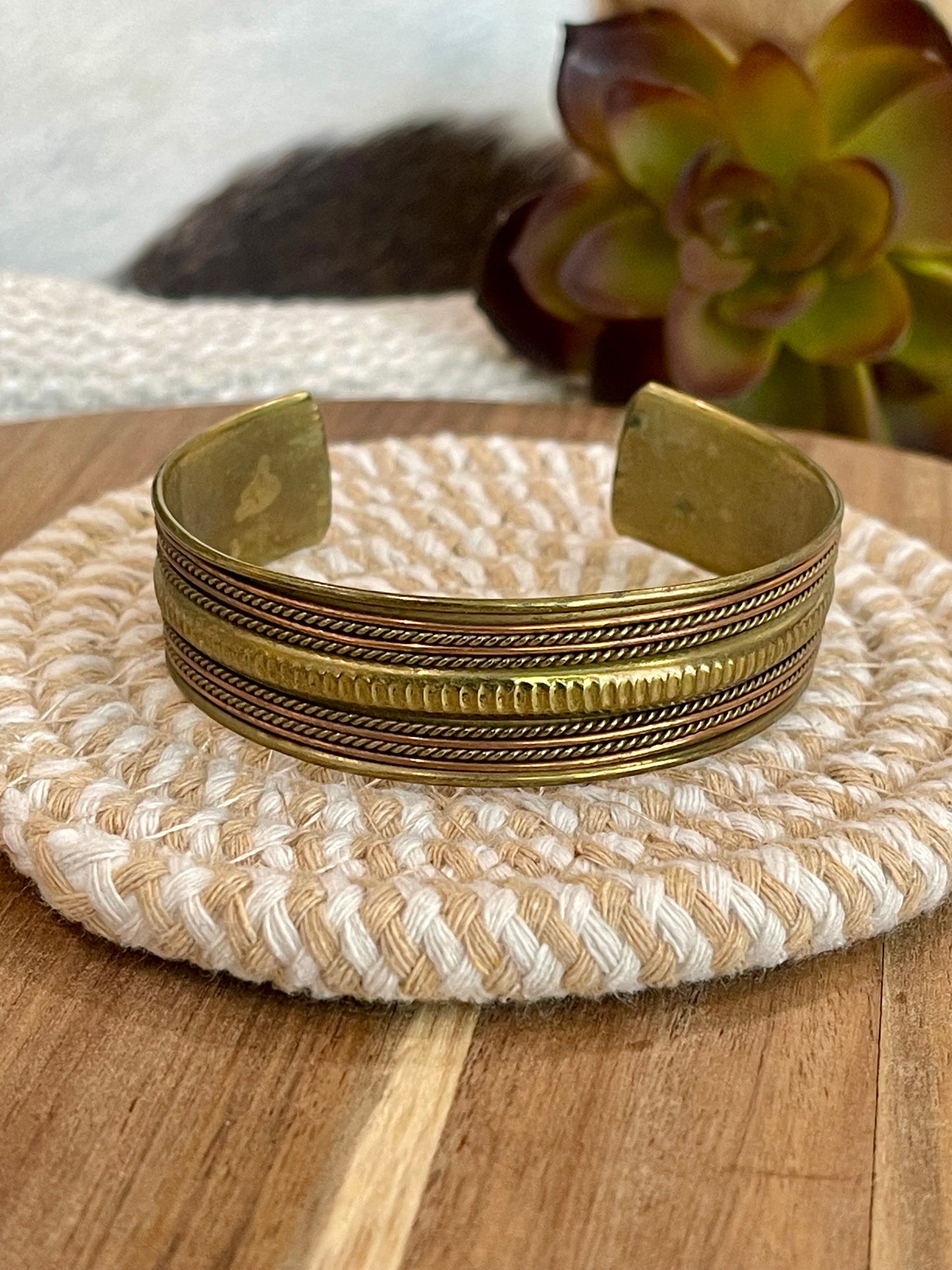 Vintage Handmade Copper Cuff