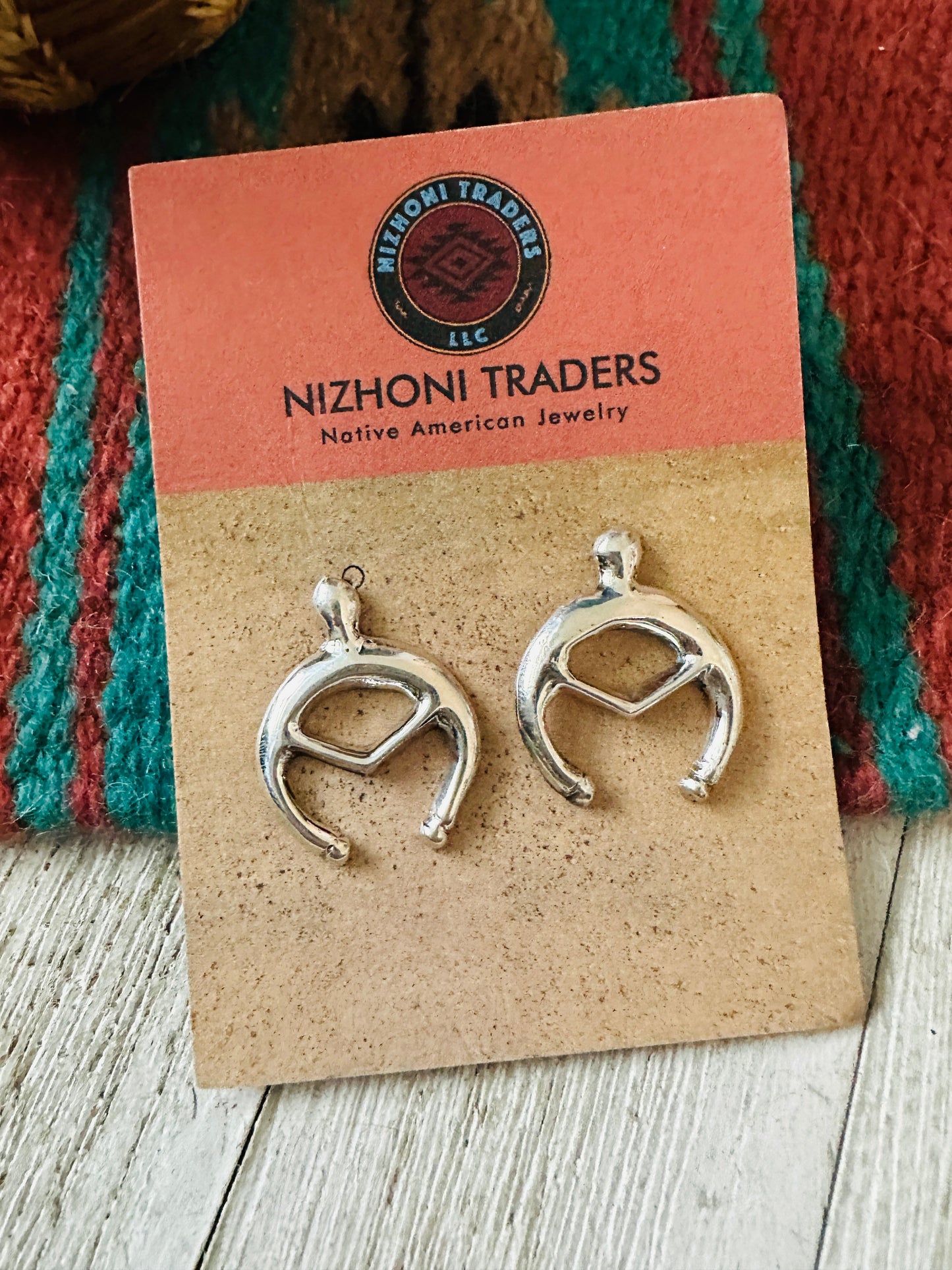 Handcrafted Sterling Silver Naja Stud Earrings