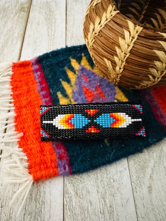 Handcrafted Handmade Beaded Barrette