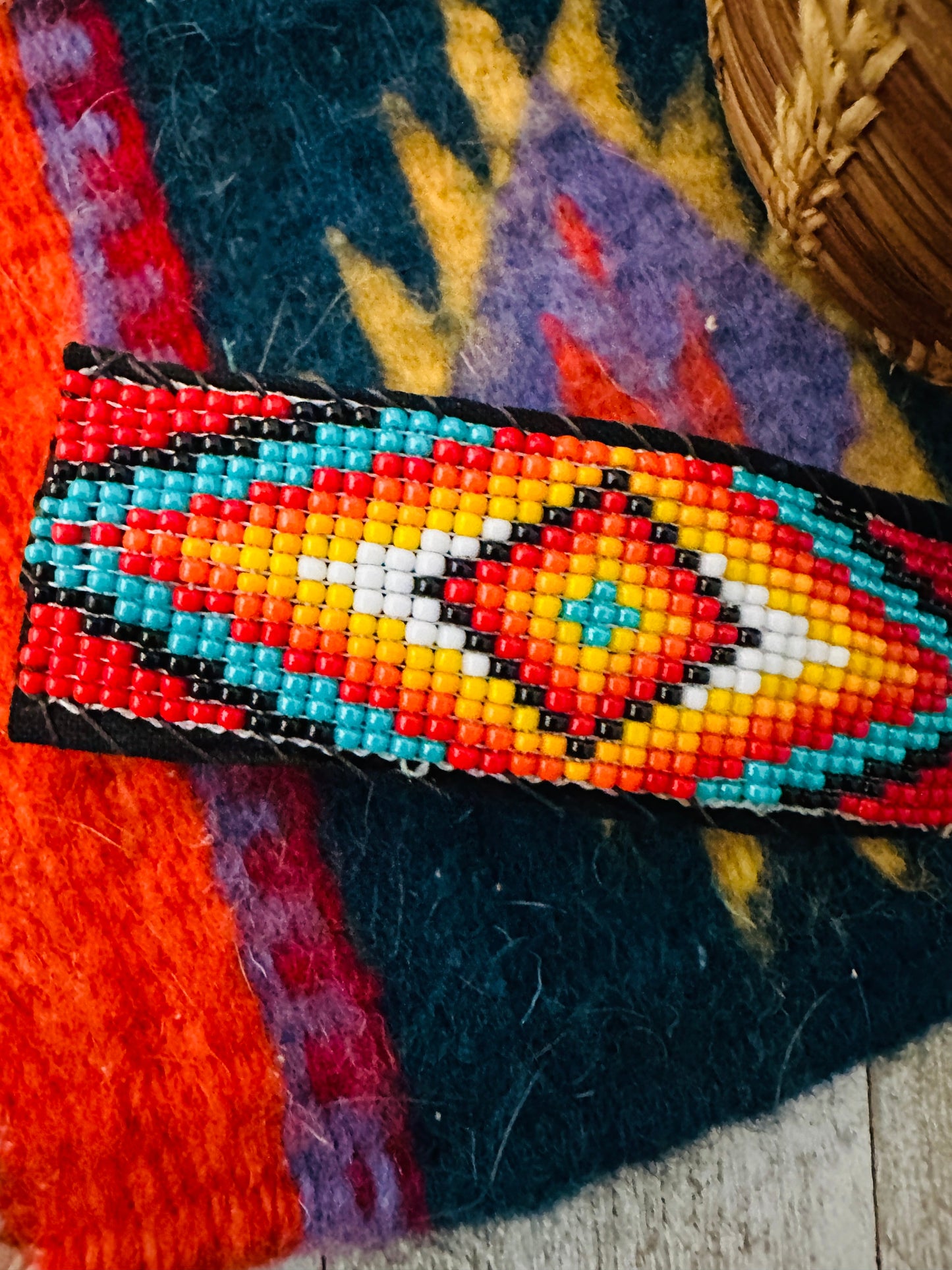 Handcrafted Handmade Beaded Barrette
