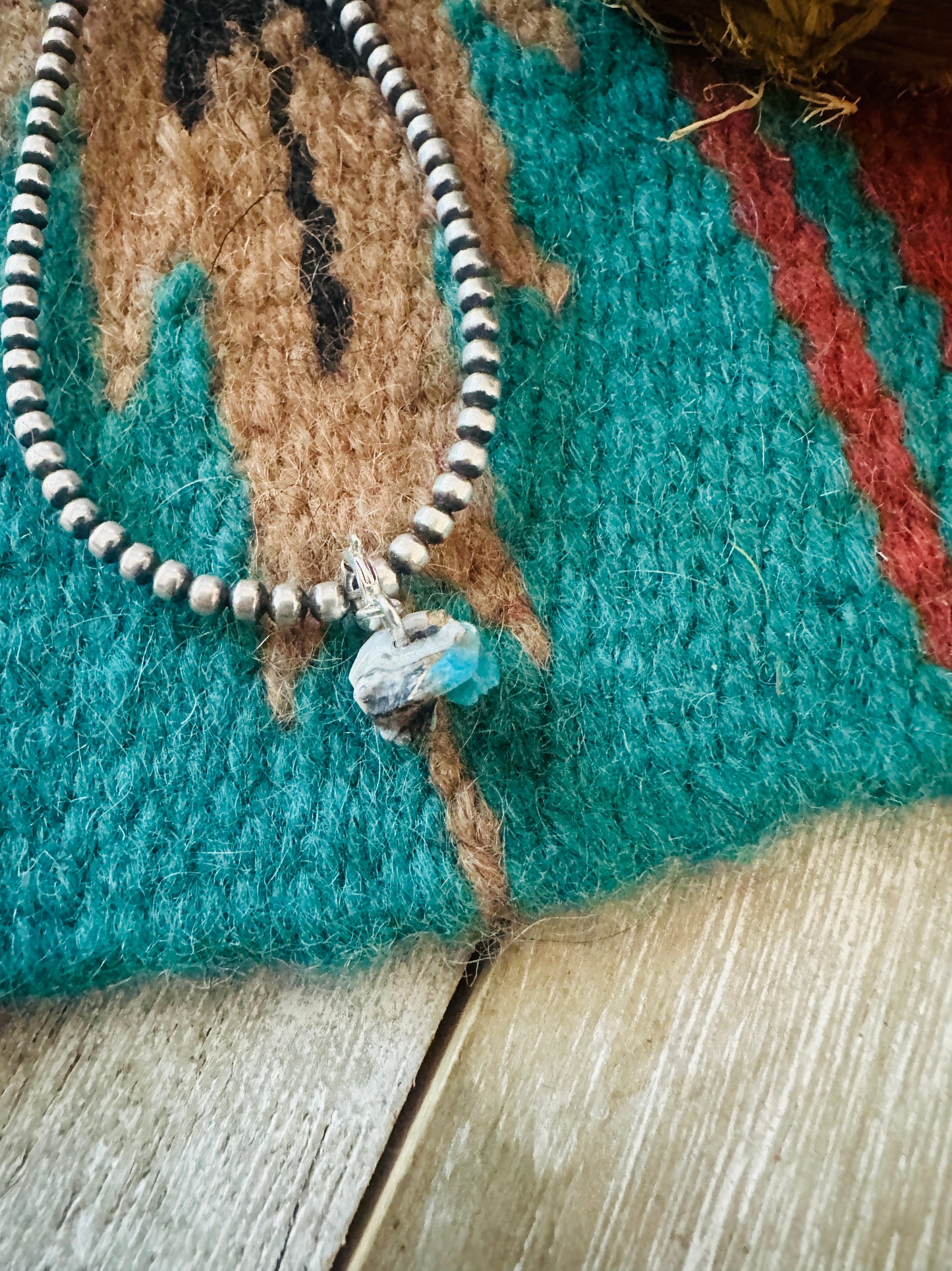 Handcrafted & Hand Carved Blue Mojave Frog Charm