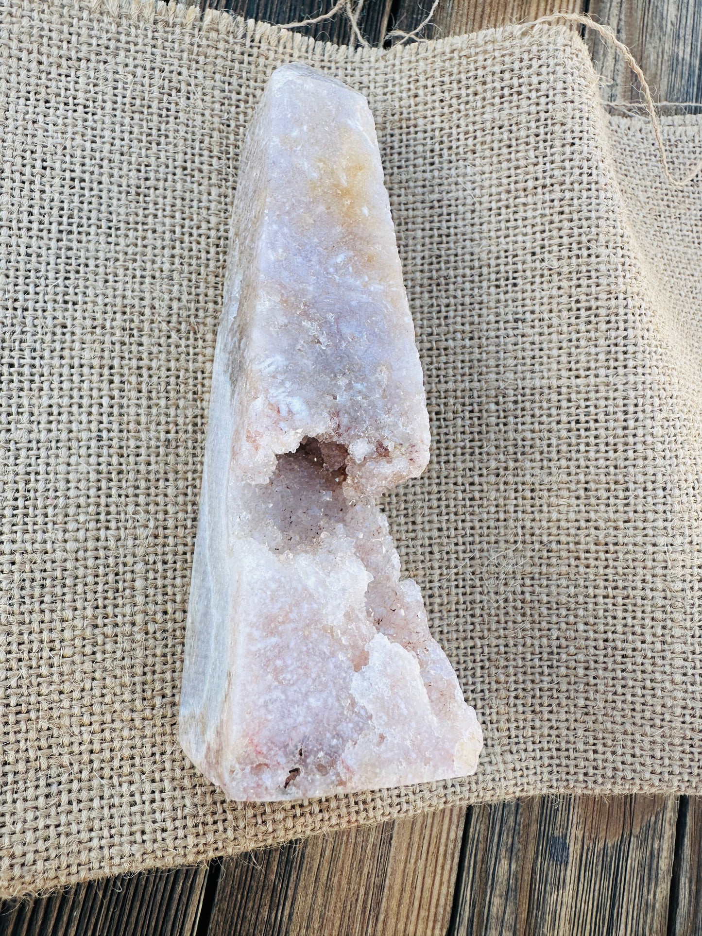 Nizhoni Crystals ✨  Pink Amethyst Tower