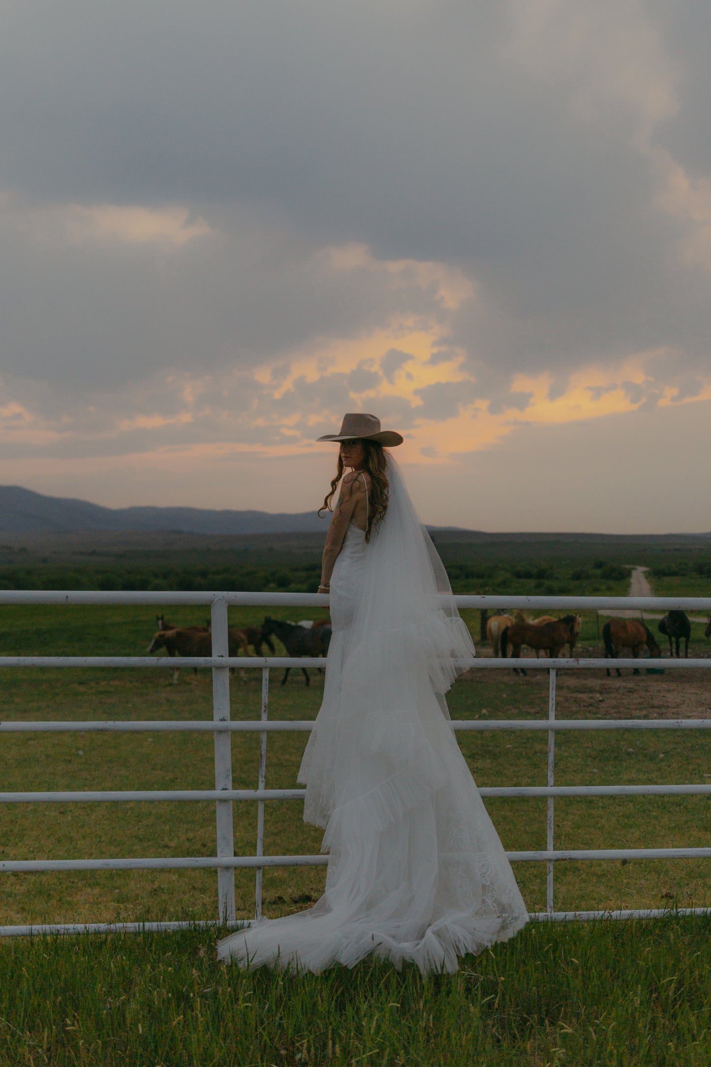 Beverly Ruffle Wedding Veil
