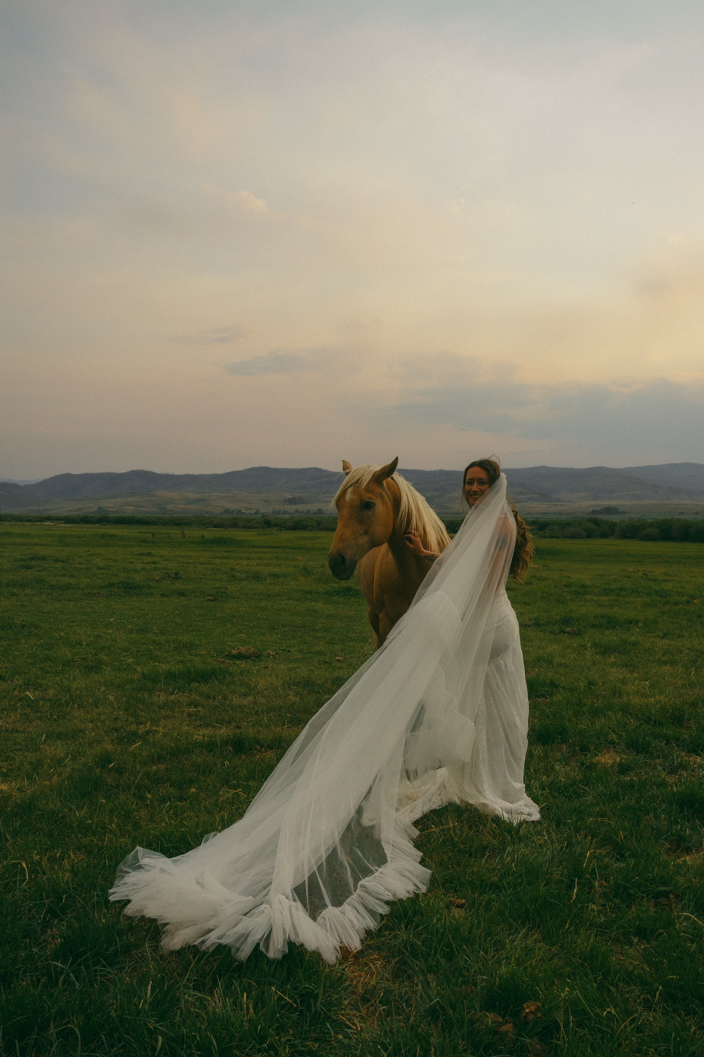 Beverly Ruffle Wedding Veil