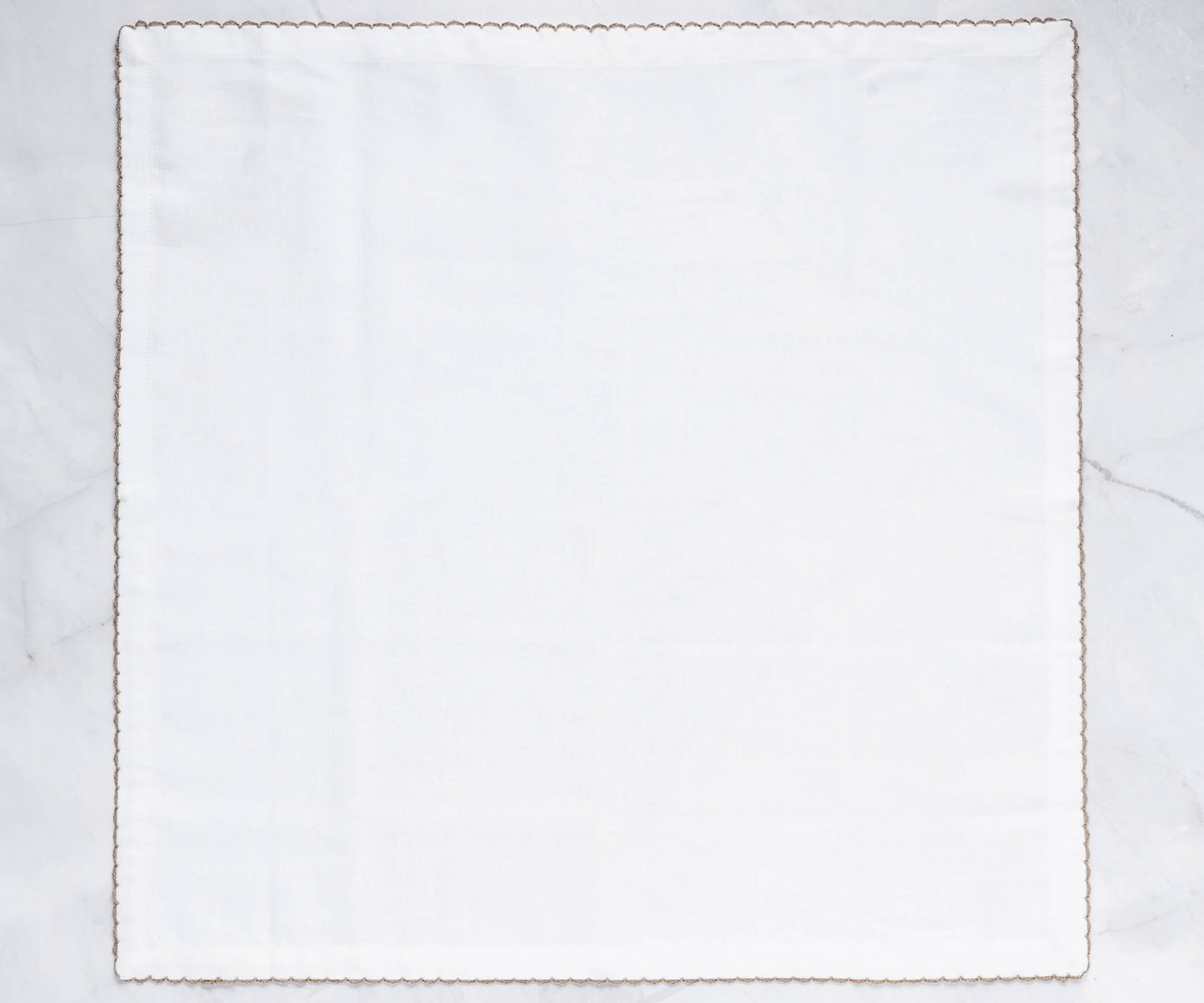 Cloth Napkins - Wedding Napkins - Shell Edge Napkin