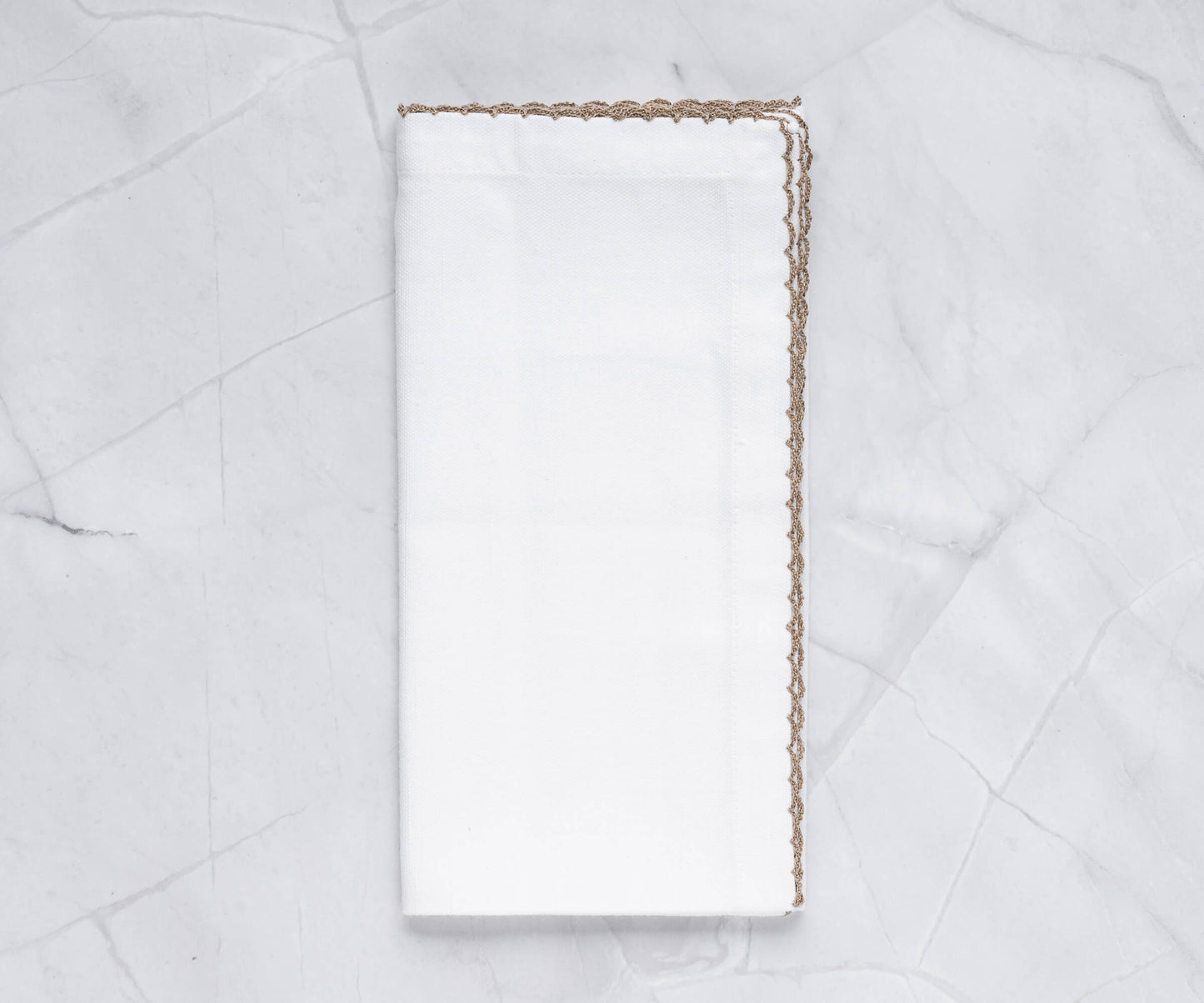 Cloth Napkins - Wedding Napkins - Shell Edge Napkin