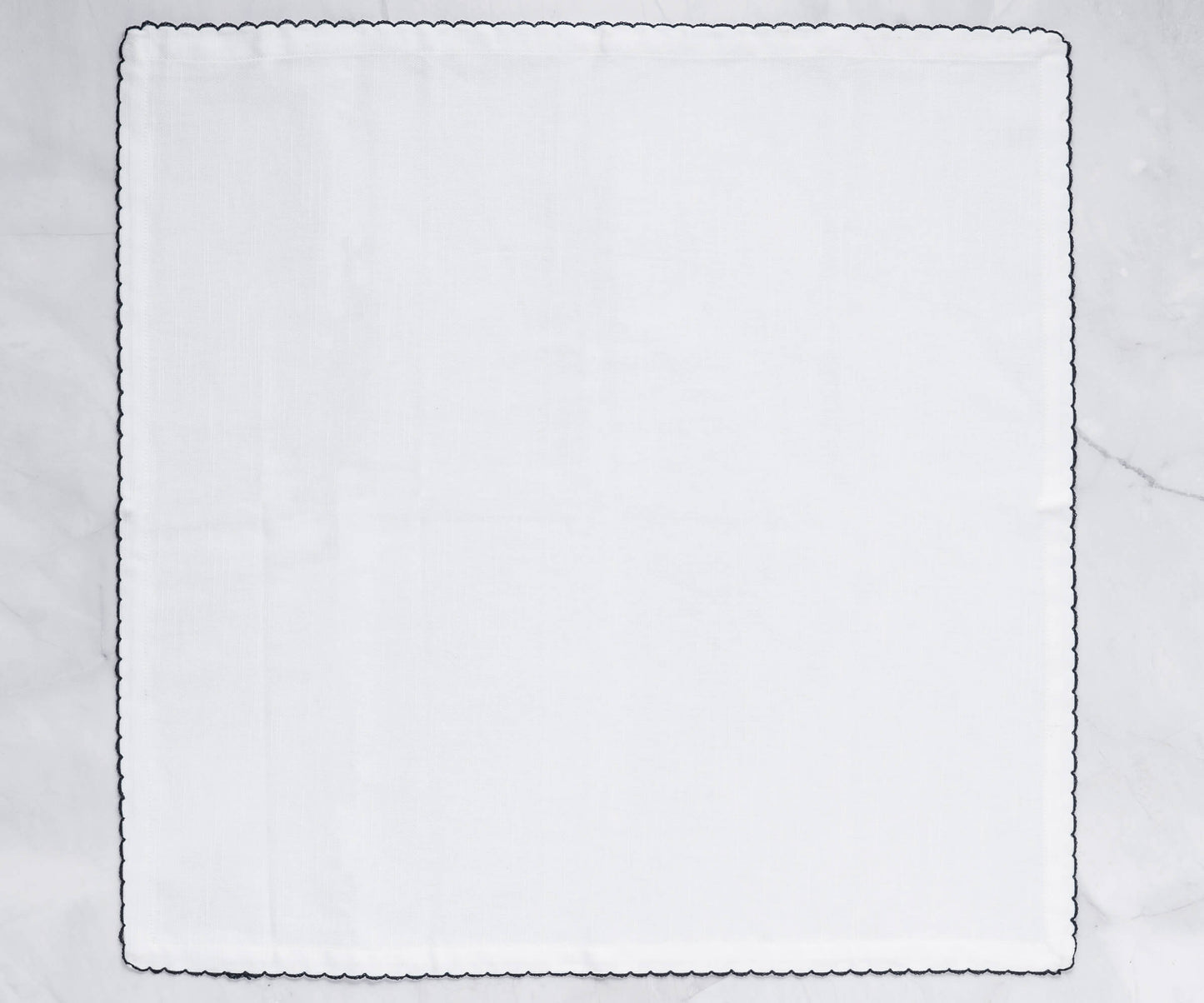 Cloth Napkins - Wedding Napkins - Shell Edge Napkin