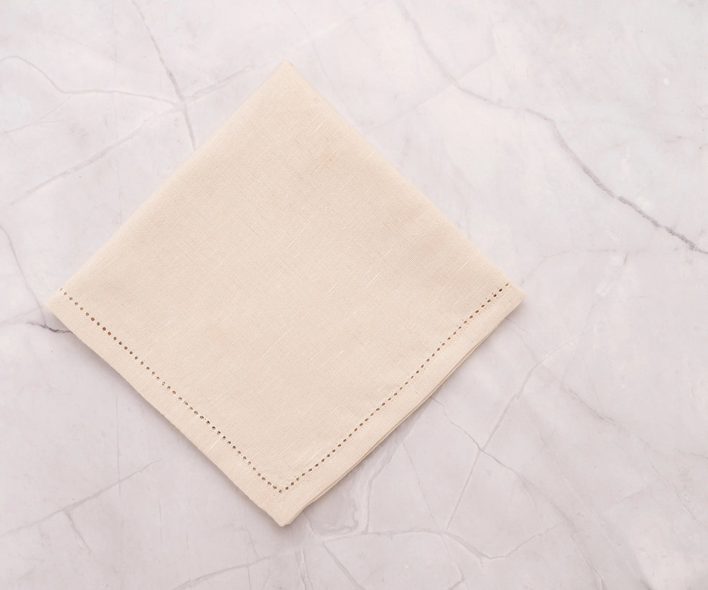 Hemstitched Napkins - Natural