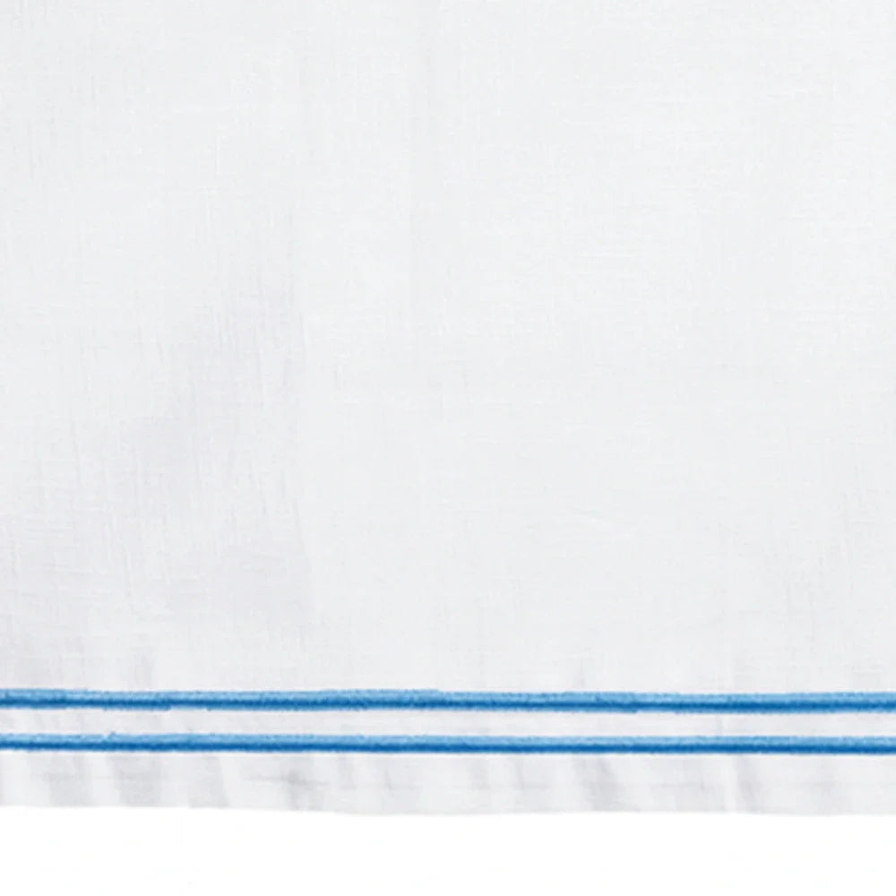 Embroidered Tablecloth – Light Blue
