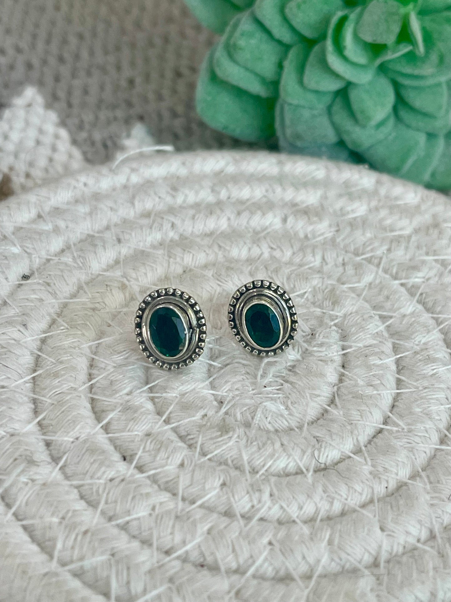 The Bijoux Vault Vintage Silver Stud Earrings