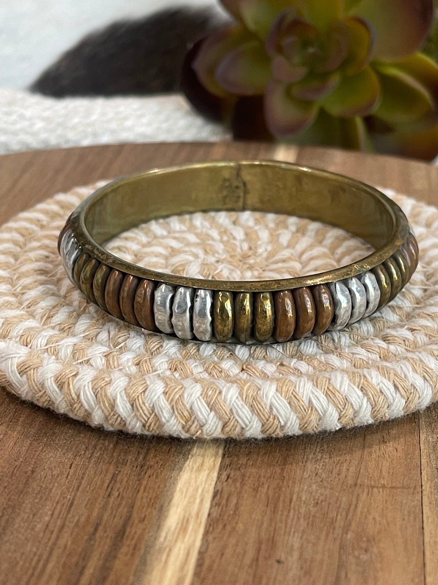 Vintage Handmade Copper Bangle