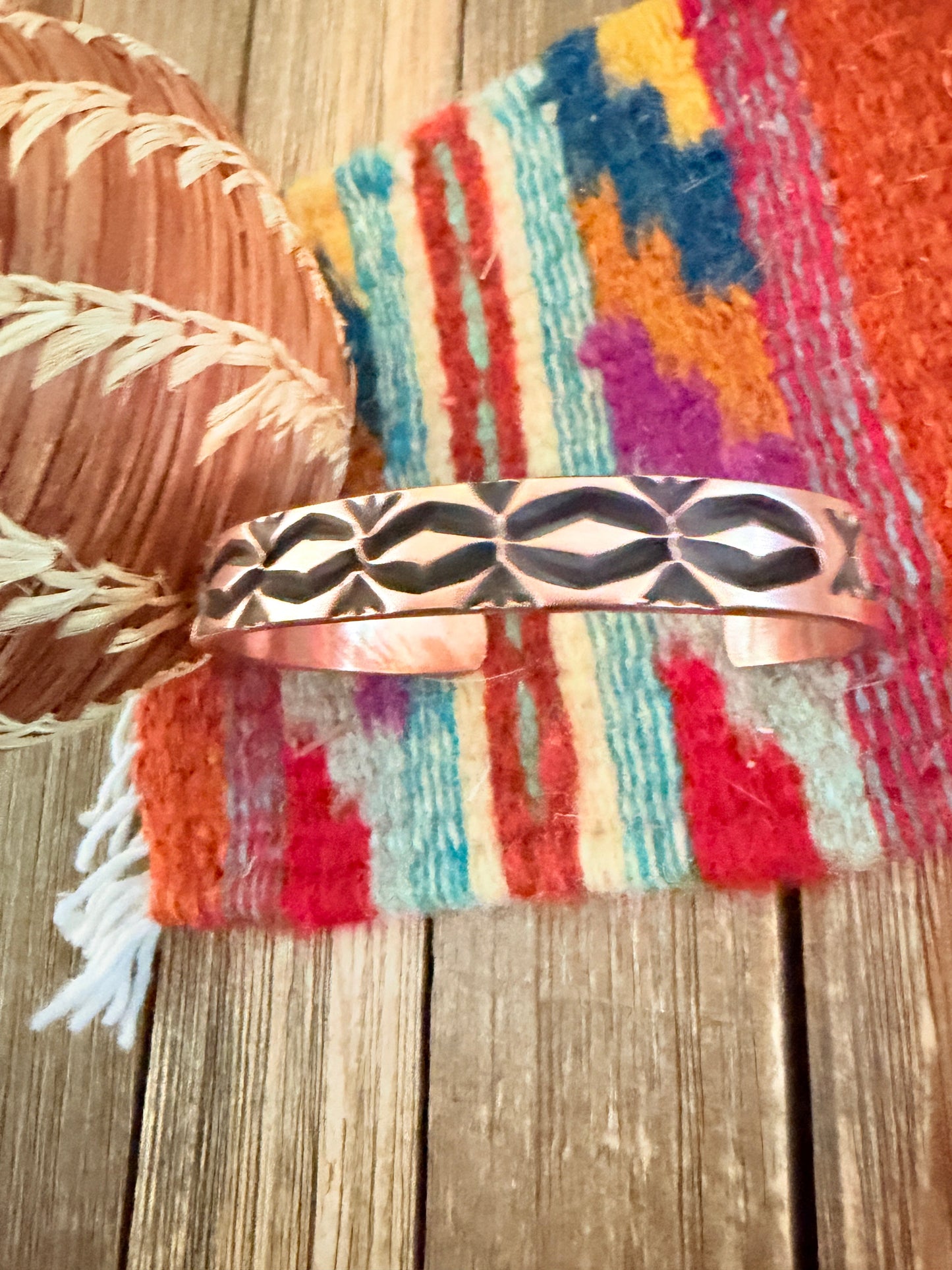Handcrafted Copper Cuff Bracelet Jake Tahe