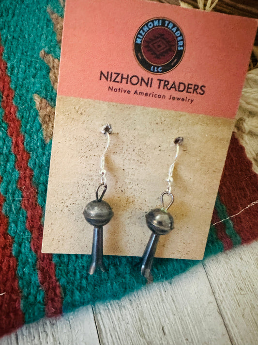 Handcrafted Sterling Silver Blossom Dangles