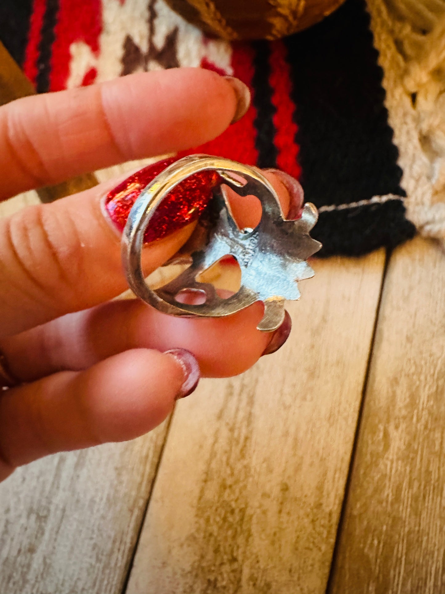 Handcrafted Turquoise & Sterling Silver Ring