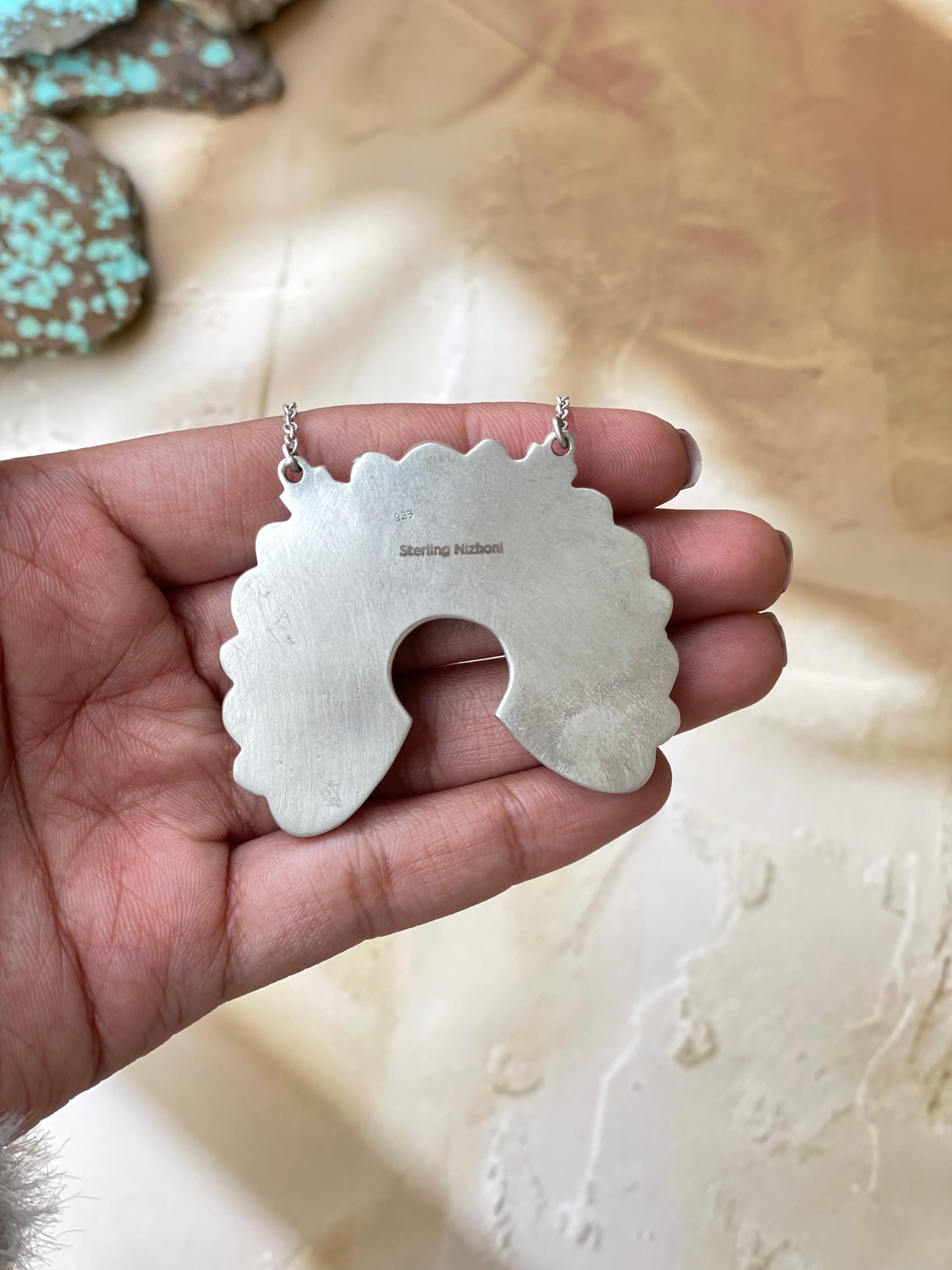 Beautiful Handmade Sterling Silver Dahlia Rose Naja Necklace