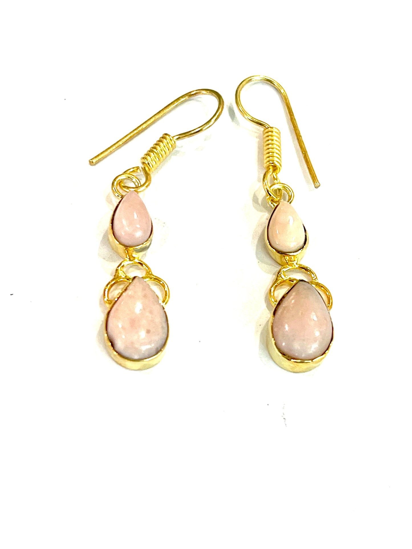 Vintage Gold Plated Dangle Earrings