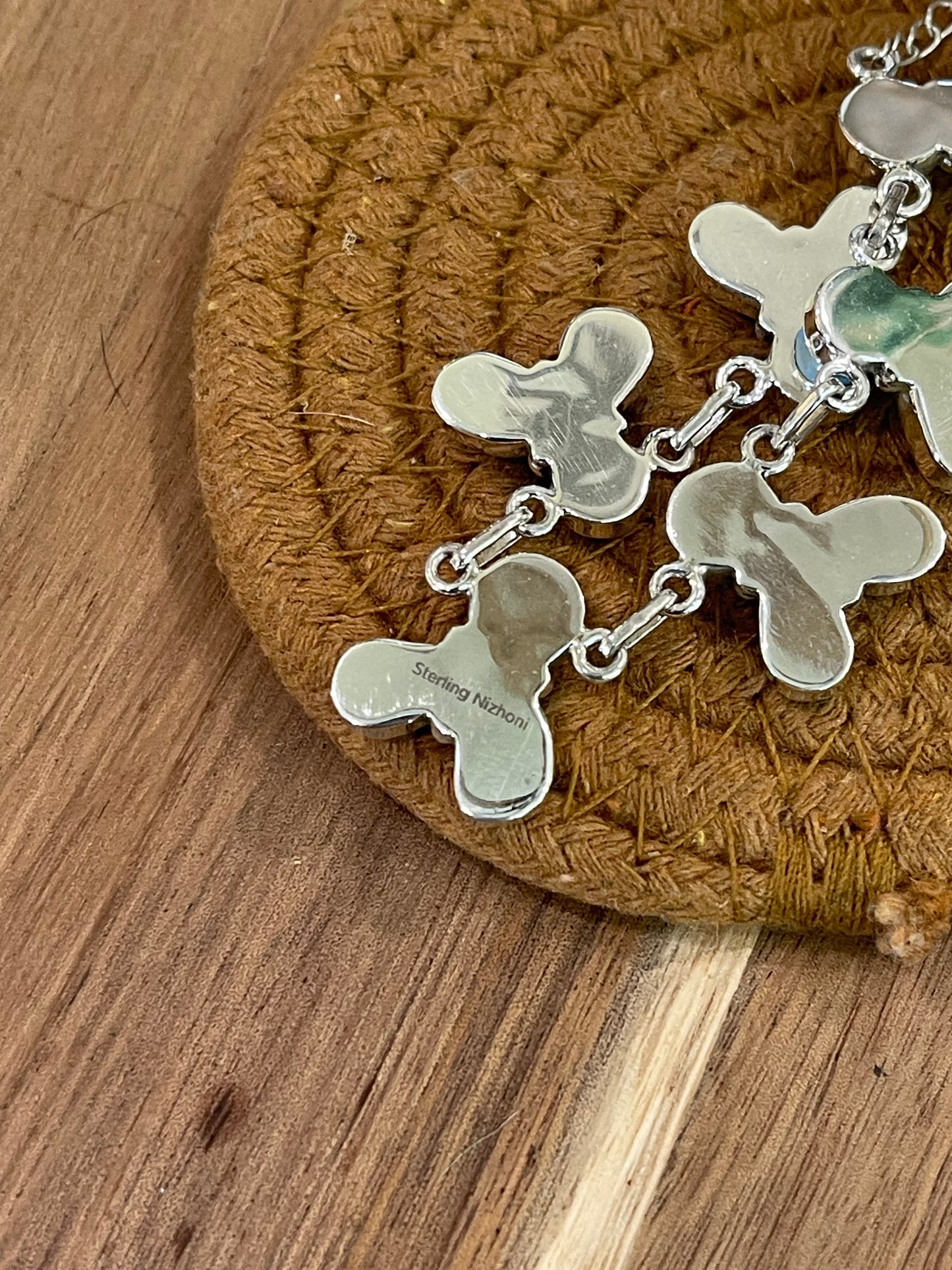 Handmade Sterling Silver , Sonoran Mountain Turquoise, Palomino & Golden Hills Turquoise Necklace