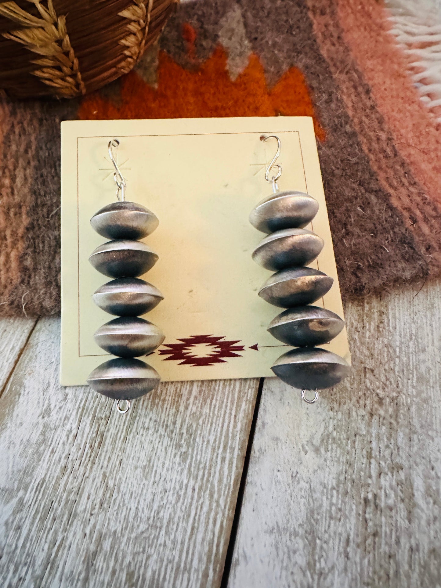 Handcrafted Sterling Silver Pearl Dangle Earrings