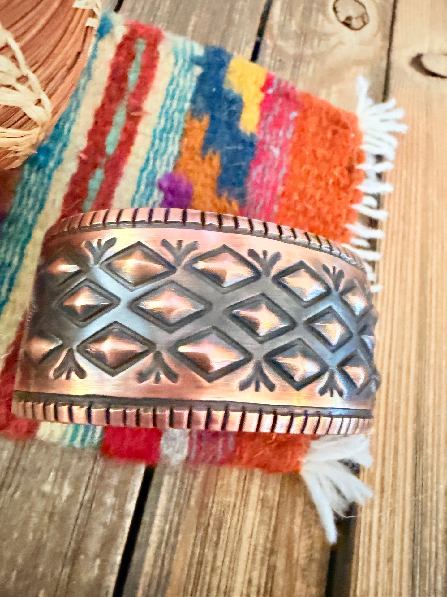 Handcrafted Copper Cuff Bracelet Jake Tahe