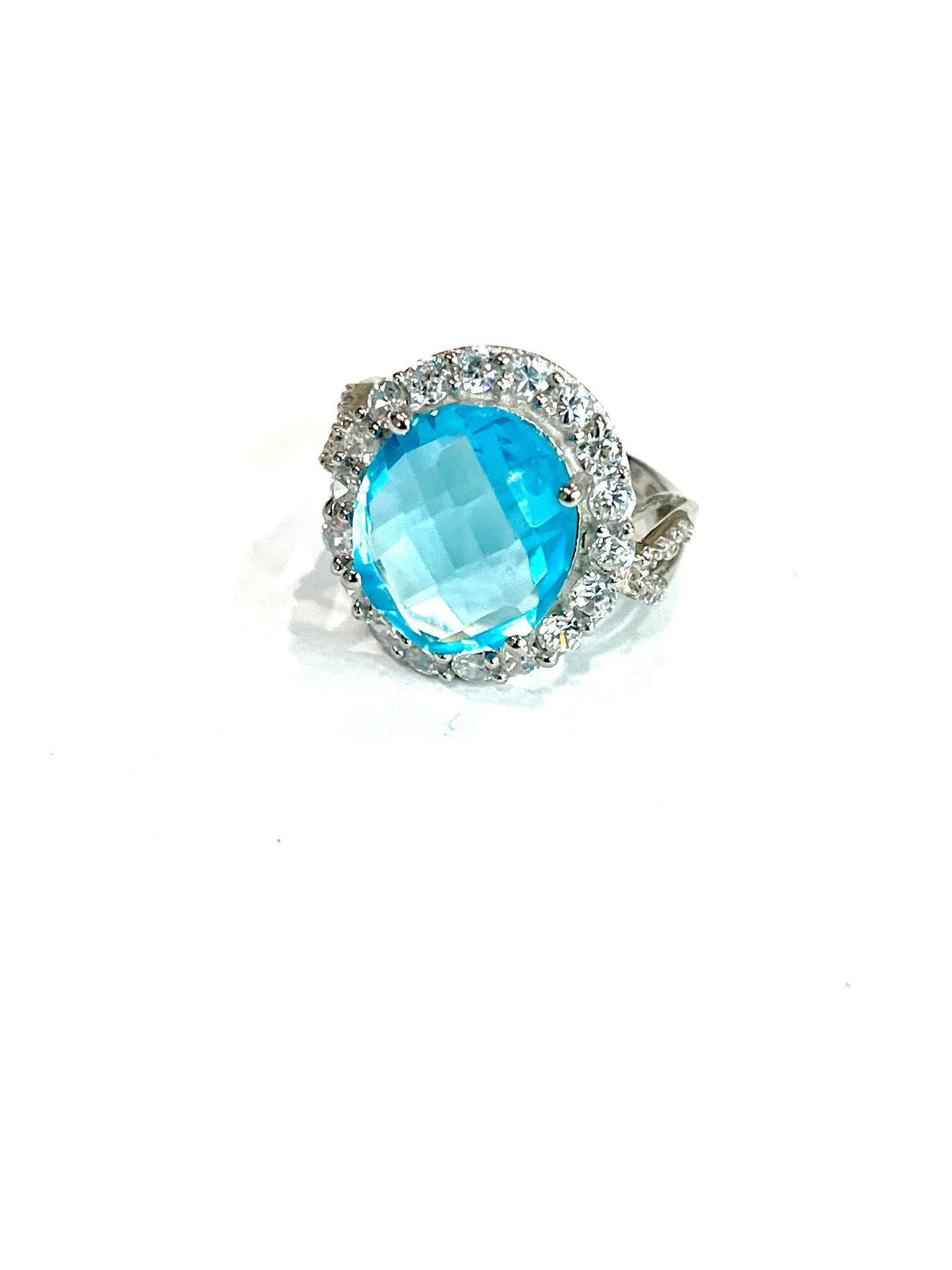 The Bijoux Vault Vintage Light Blue Ring Sz 5.75
