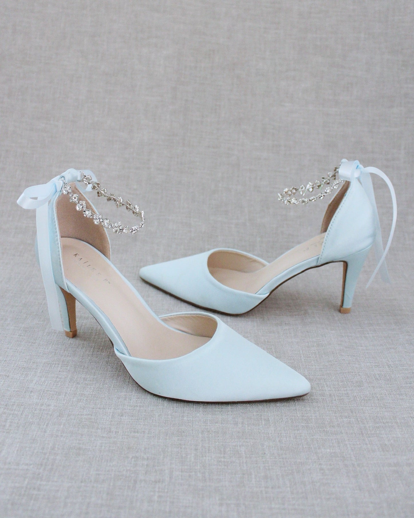 Wedding Pumps with Amaryllis Crystal Strap