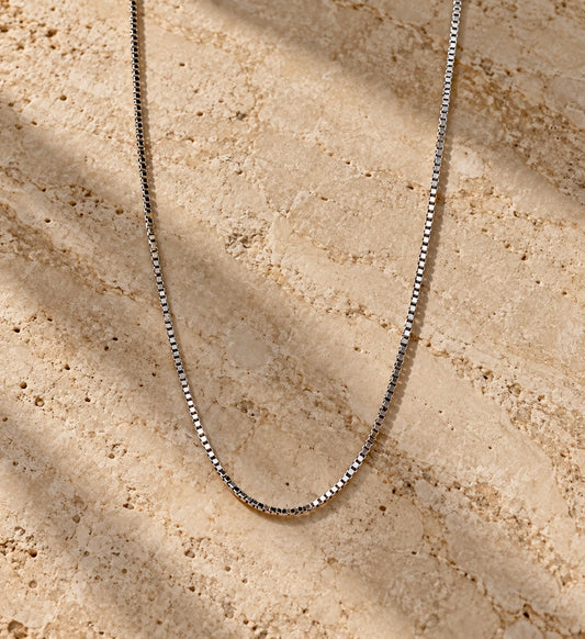 Sterling Silver Venetian Chain 20”