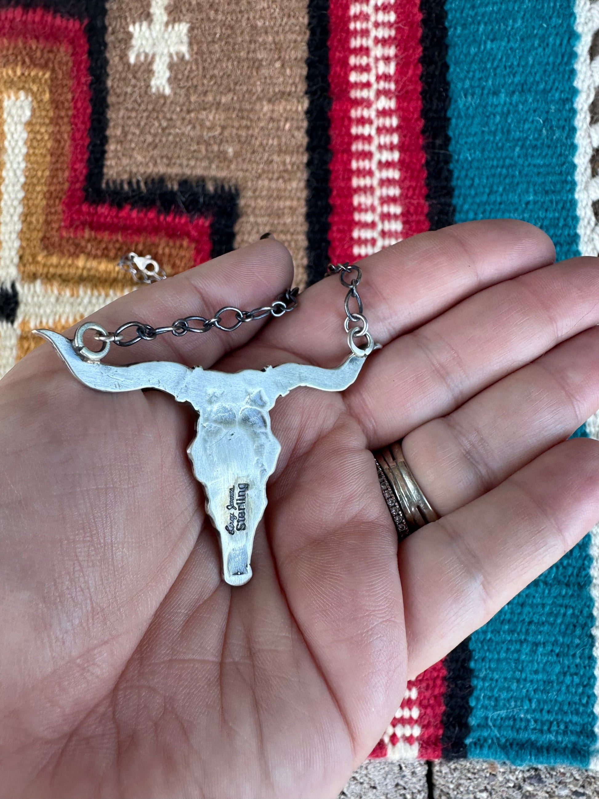 Cow Skull Necklace