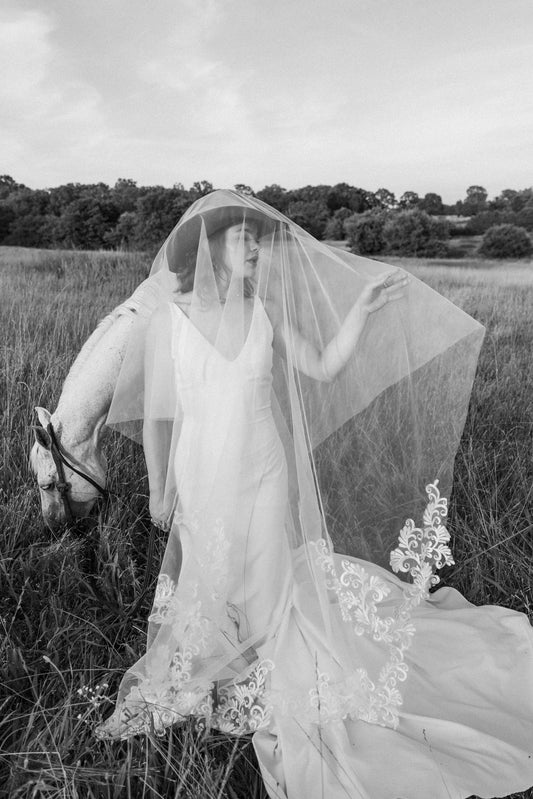 Ready to Ship Lace Cathedral Veil