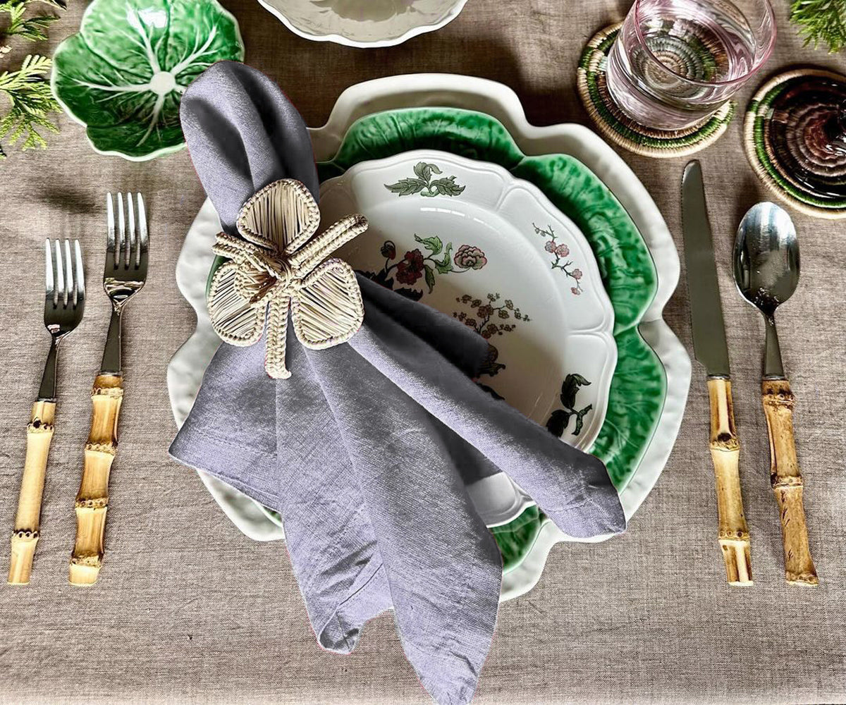 Gray Linen Napkins