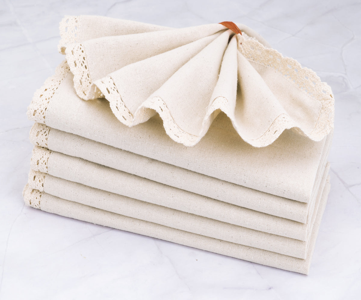 Wedding Napkins - Lace Napkins