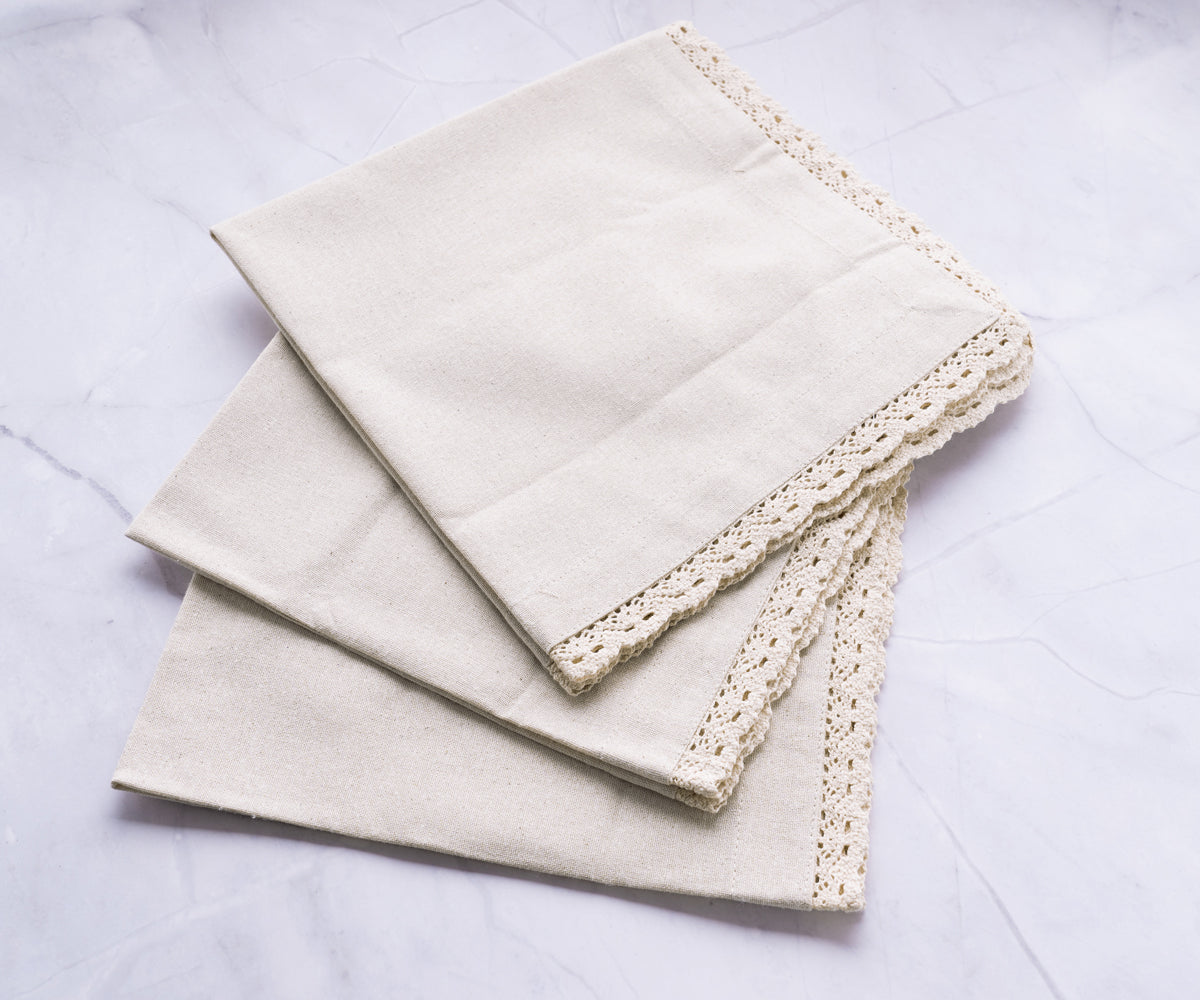 Lace Napkins - Cut Work Napkins