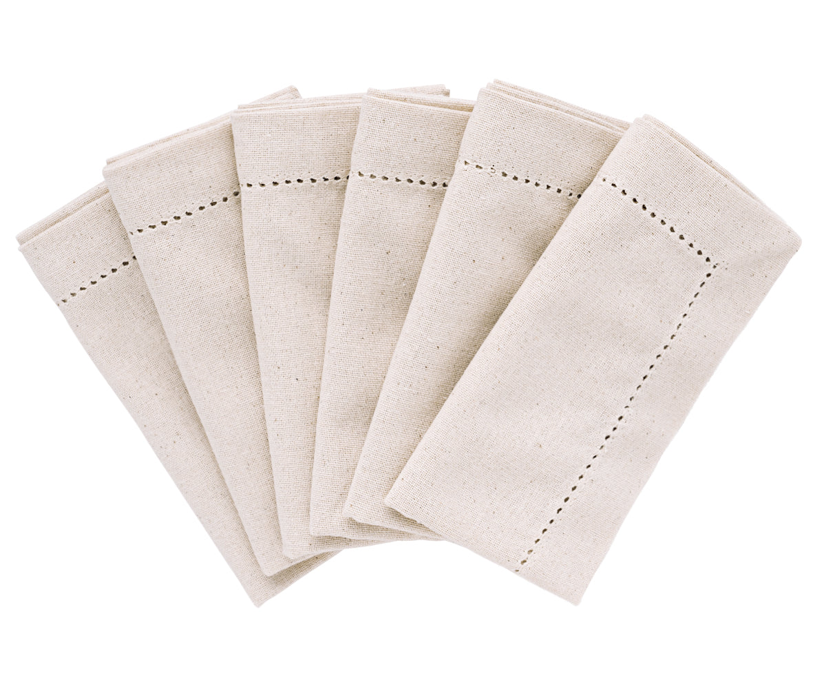 Hemstitch Napkins - Table Napkins - Cotton Cloth Napkins