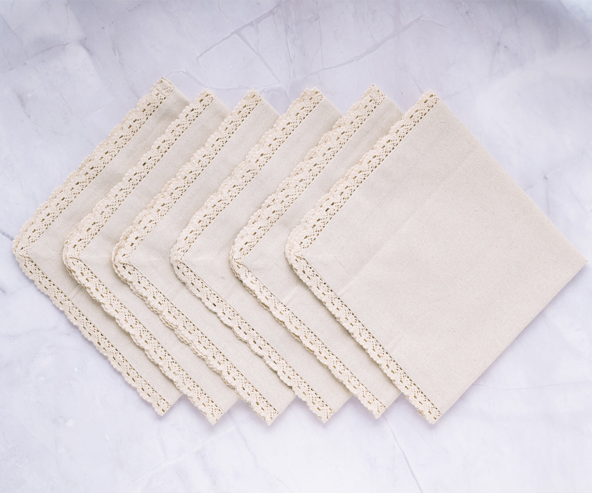 Lace Napkins - Cut Work Napkins