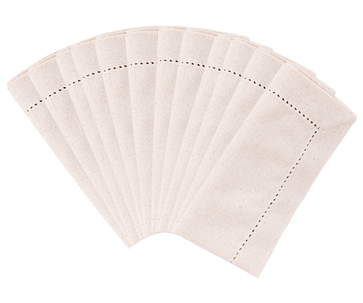 Hemstitch Napkins - Table Napkins - Cotton Cloth Napkins