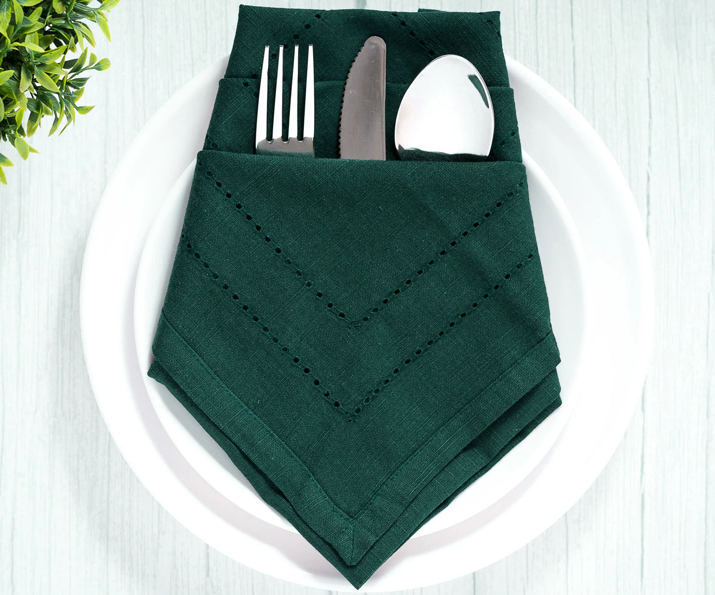 Cloth Dinner Napkins for Wedding Reception - Ivory, Red, Blue, Black, Navy, Green