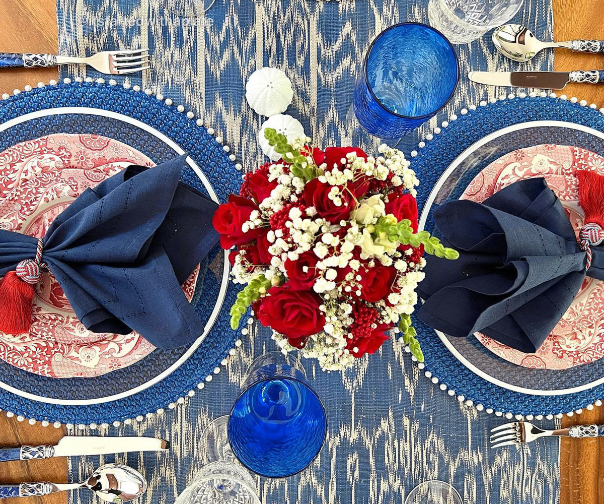 Cloth Dinner Napkins for Wedding Reception - Ivory, Red, Blue, Black, Navy, Green