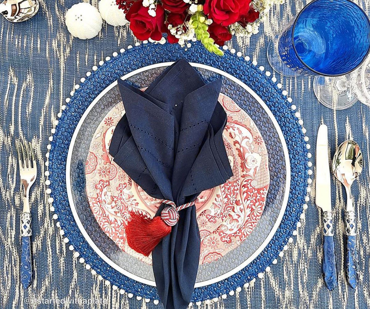 Custom Double hemstitch Cloth Napkins