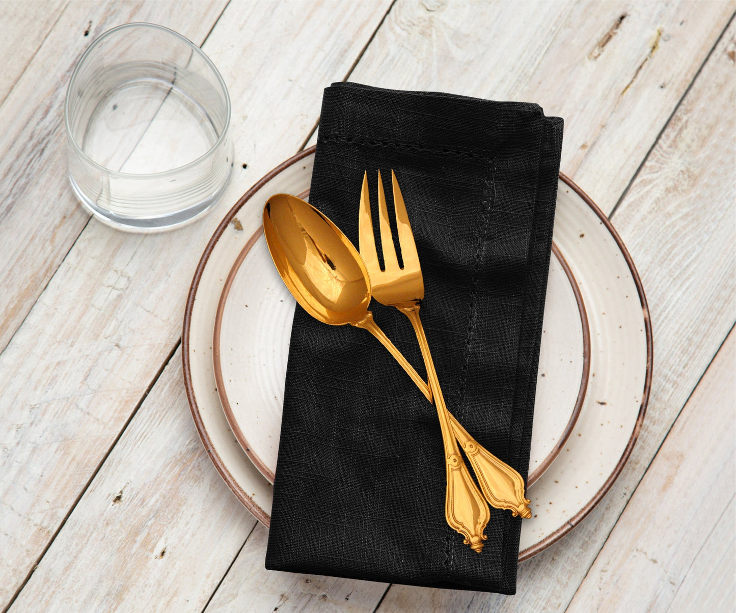 Cotton Dinner Napkins - Hemstitched Cloth Napkins