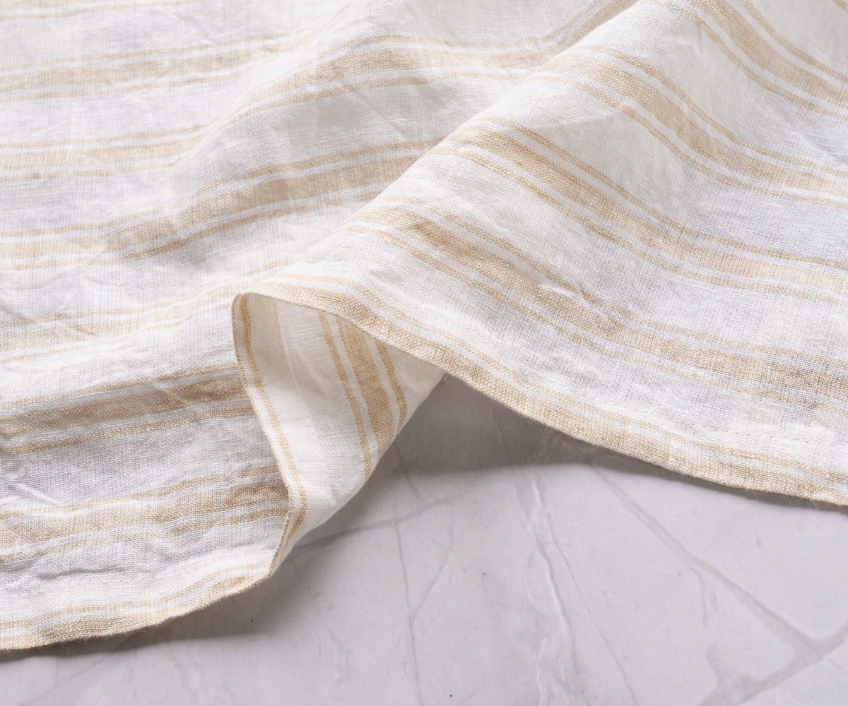 Homestead Stripe Linen Napkins - Set of 4
