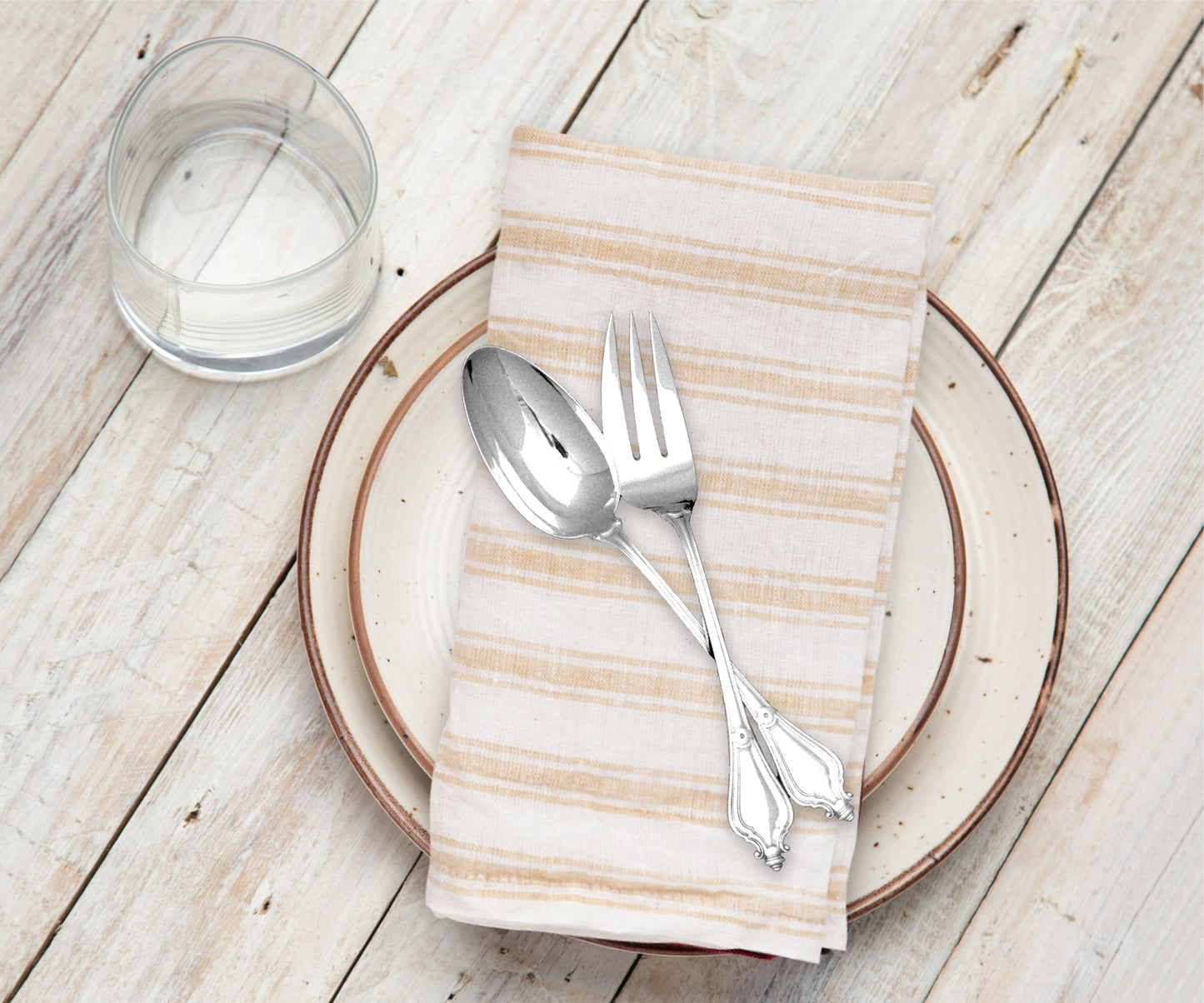 Homestead Stripe Linen Napkins - Set of 4