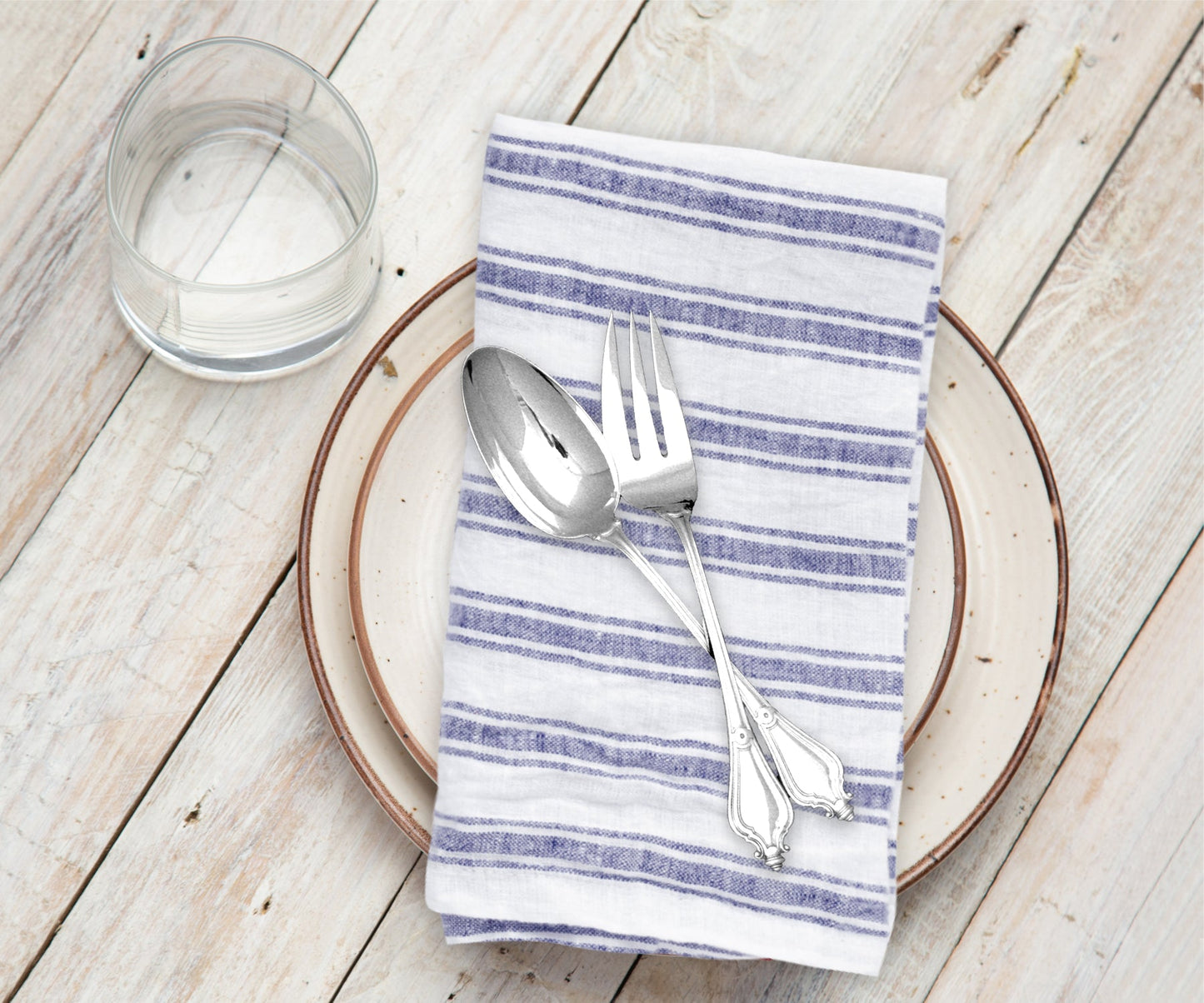 Homestead Stripe Linen Napkins - Set of 4