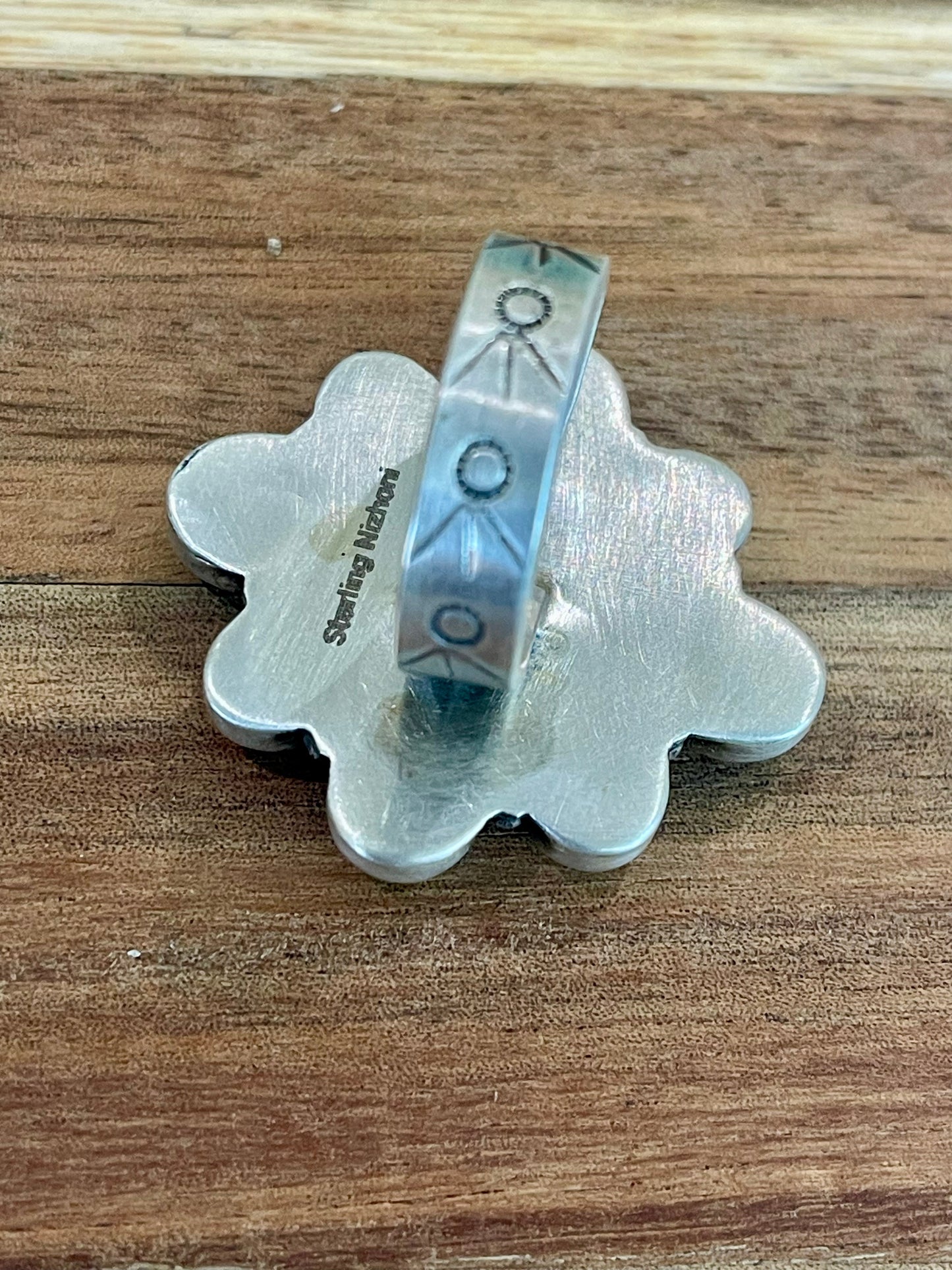 Beautiful Handmade Multi Stone And Sterling Silver Adjustable Ring