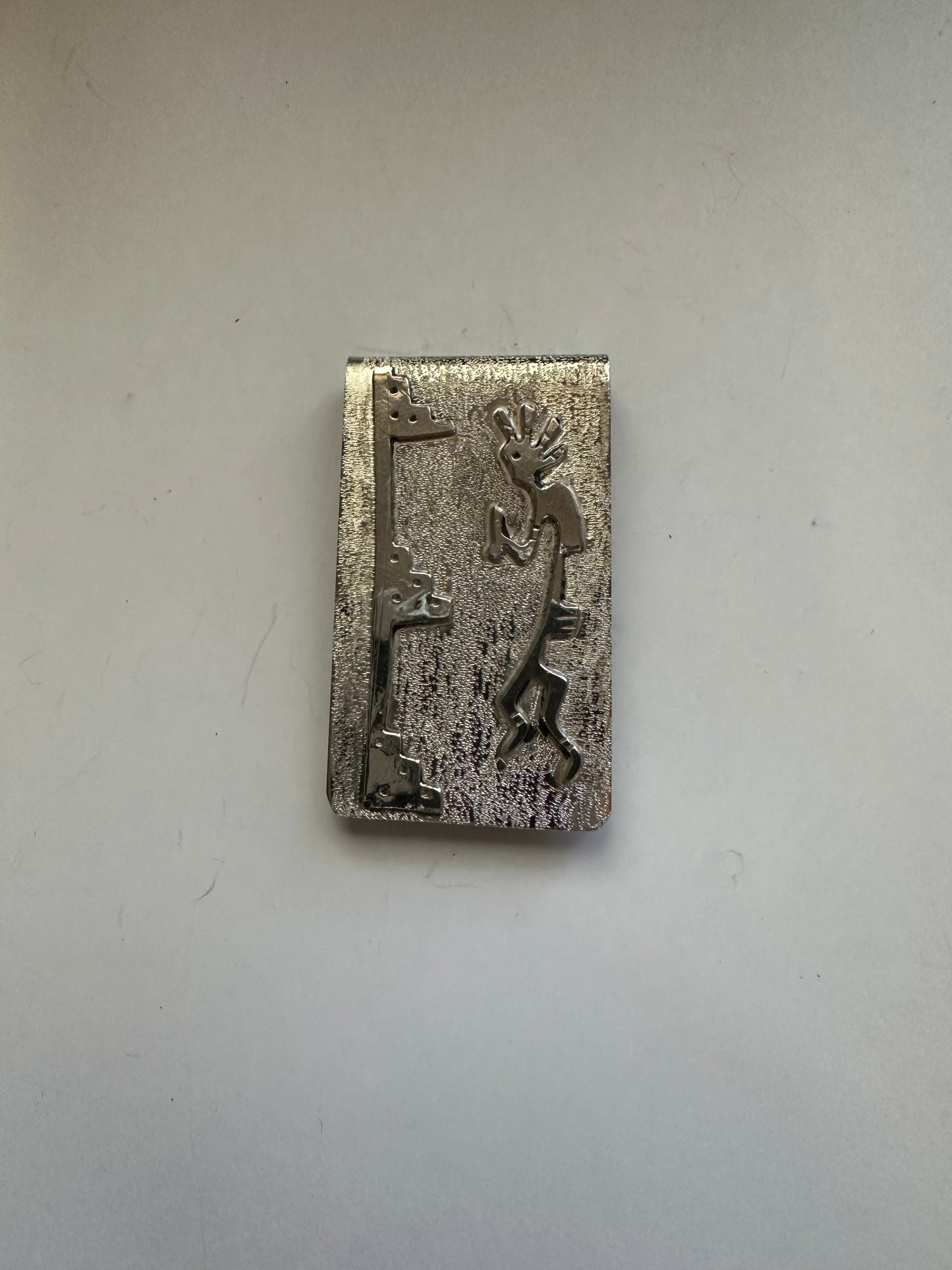 Handcrafted Kokopelli Sterling Silver Money Clip