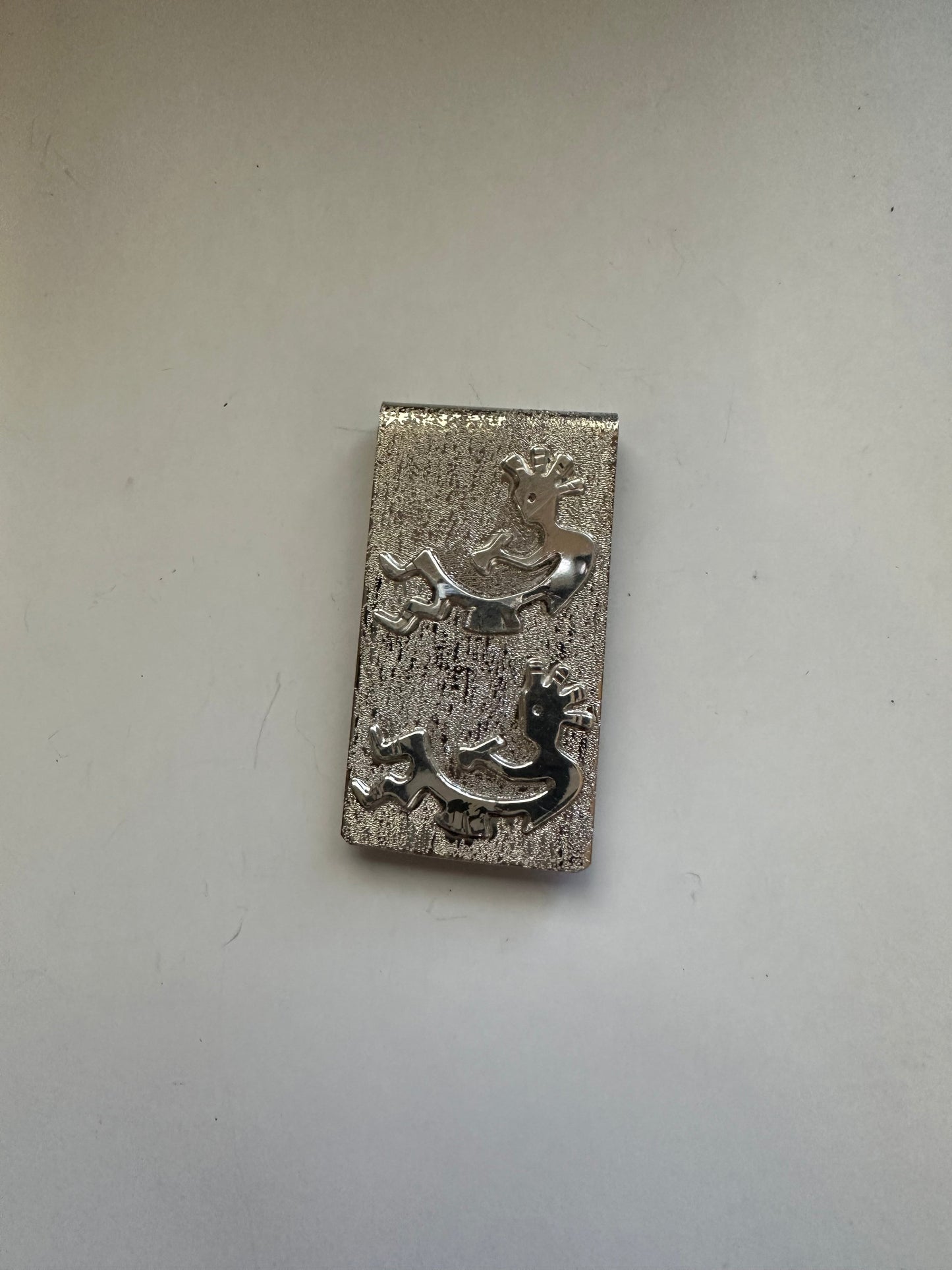 Handcrafted Kokopelli Sterling Silver Money Clip