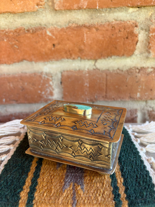 Handmade German Silver Trinket Box