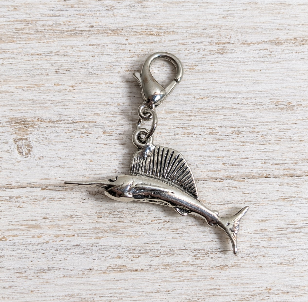 Handcrafted SailFish Marlin Ocean Charm Sterling Silver