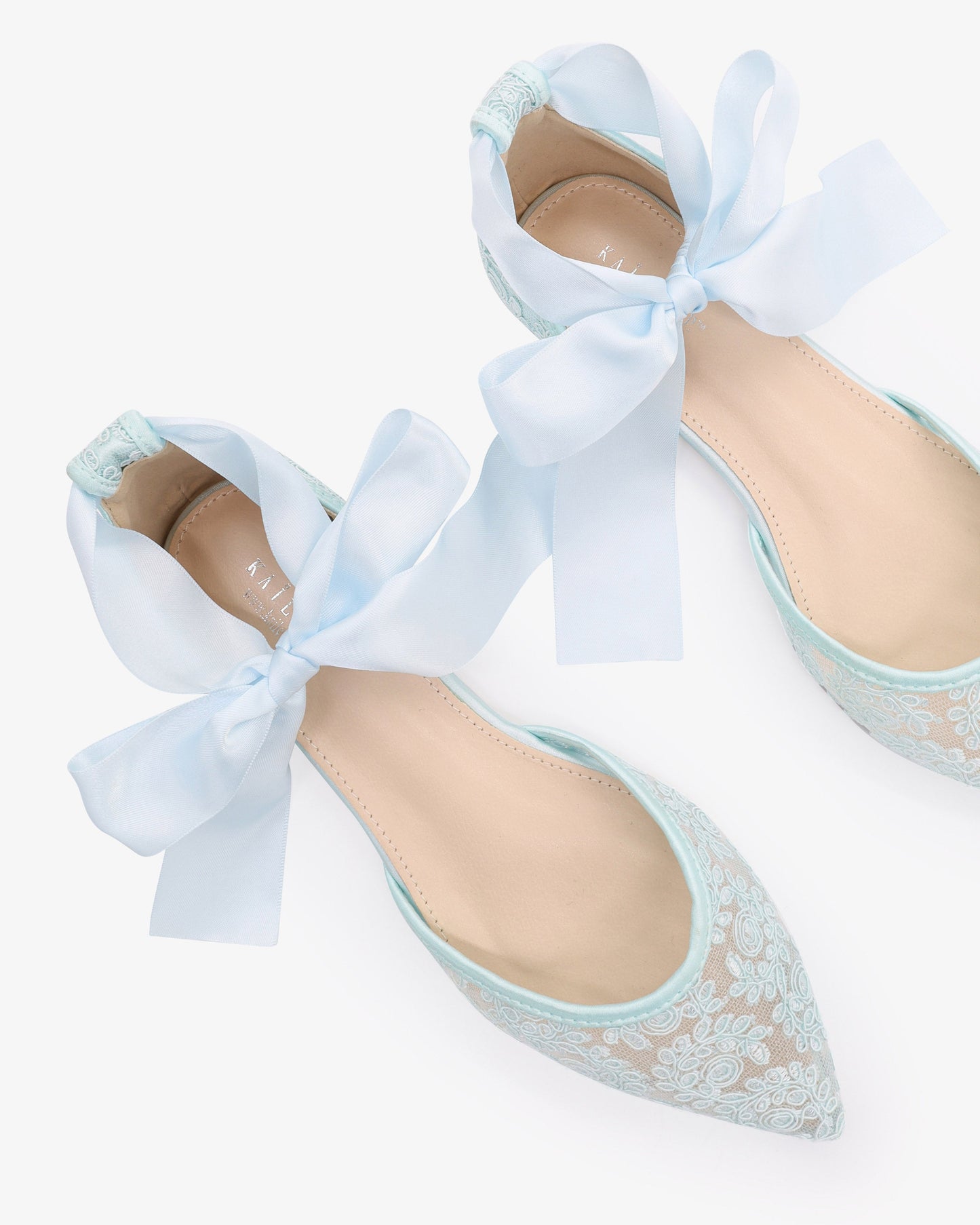 Crochet Lace Pointy Toe with Ankle Tie or Ballerina Lace Up