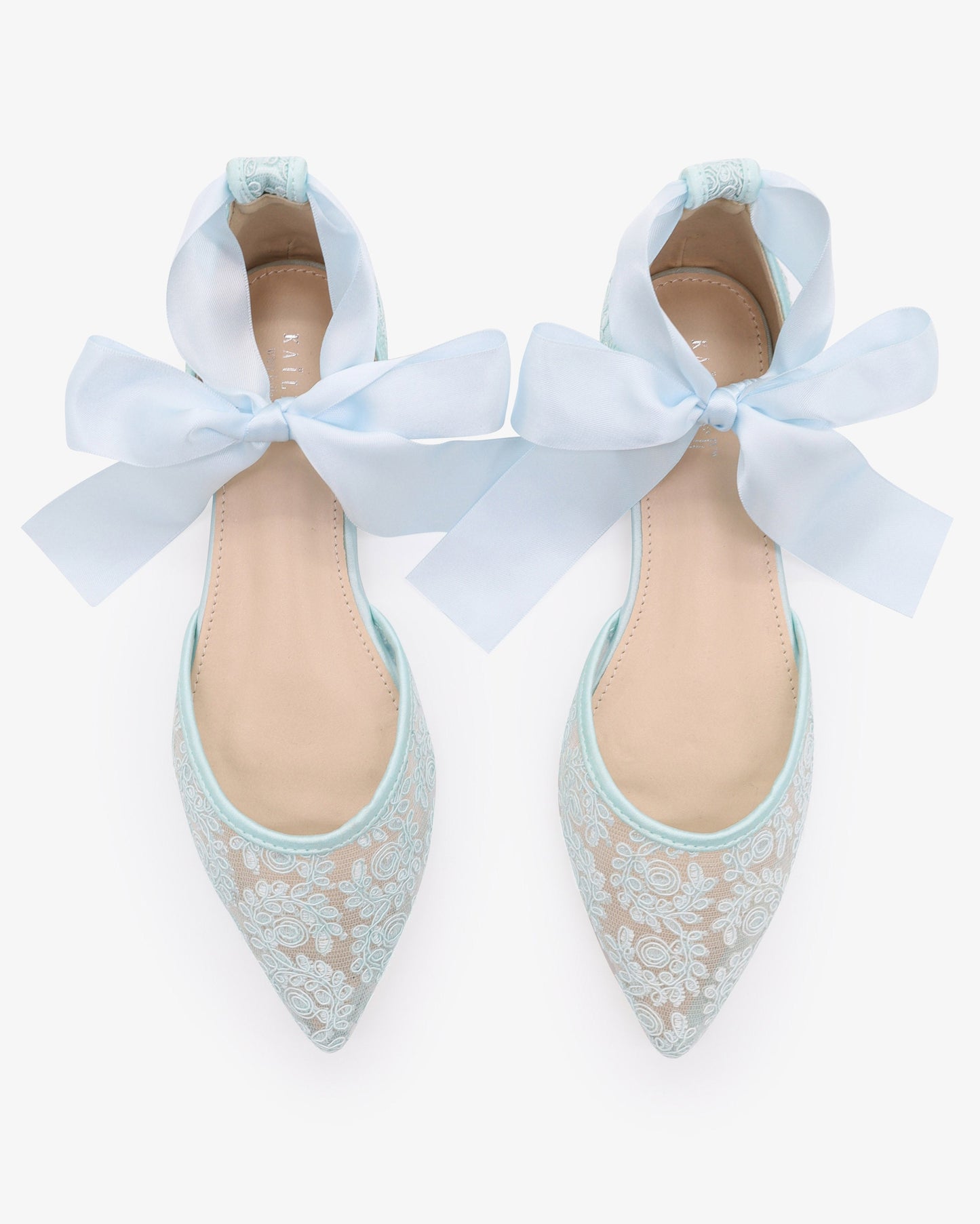 Crochet Lace Pointy Toe with Ankle Tie or Ballerina Lace Up